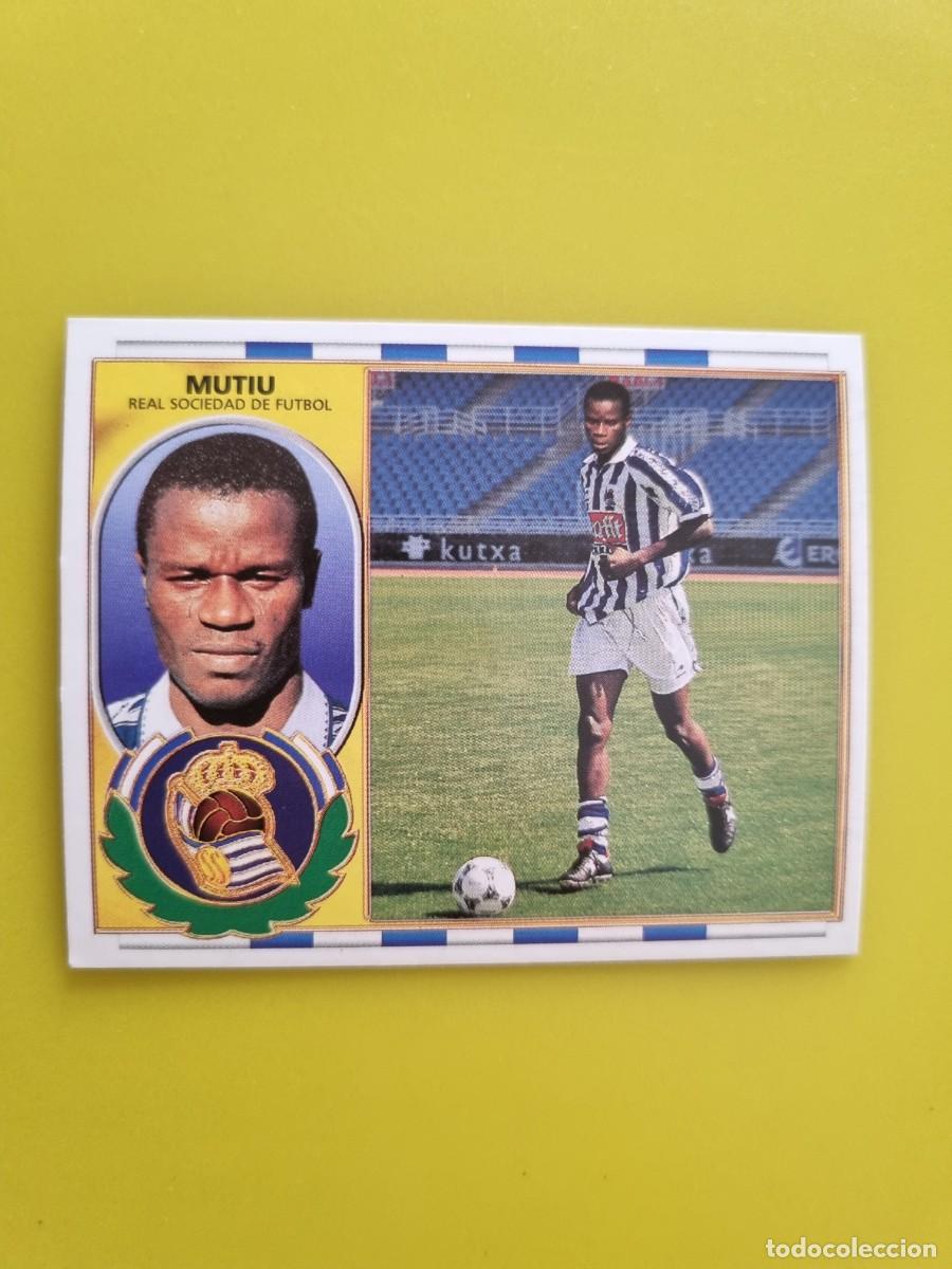 Cromos de f&uacute;tbol: LIGA ESTE 96 97 1996 1997 NUNCA PEGADO SIN PEGAR COLOCA MUTIU REAL SOCIEDAD AR1026