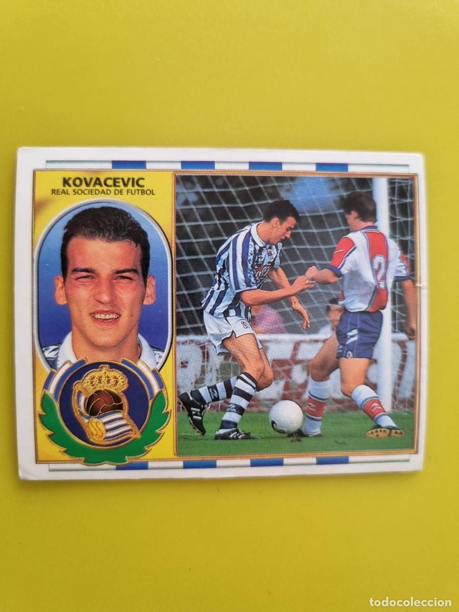 Cromos de f&uacute;tbol: LIGA ESTE 96 97 1996 1997 NUNCA PEGADO SIN PEGAR KOVACEVIC REAL SOCIEDAD AR1026