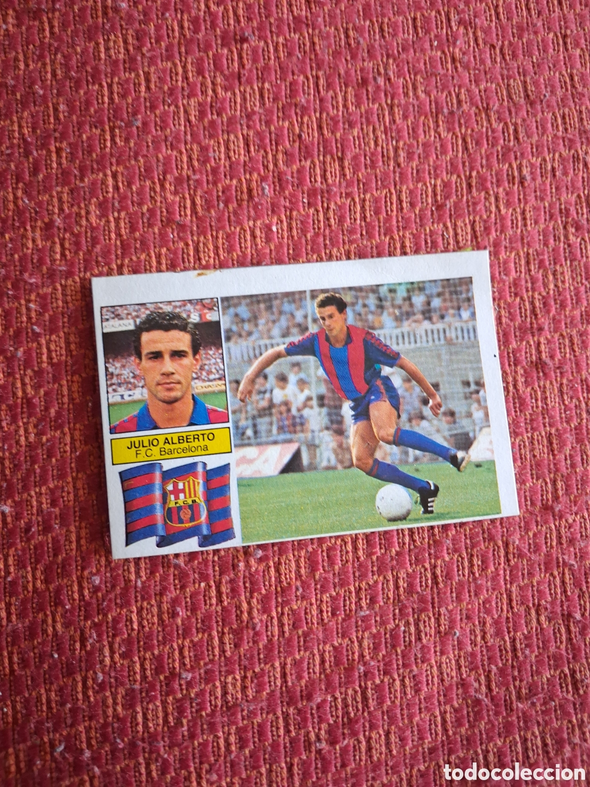 Cromos de f&uacute;tbol: Liga este 82 83 julio Alberto del Barcelona recuperado del &aacute;lbum ver fotos