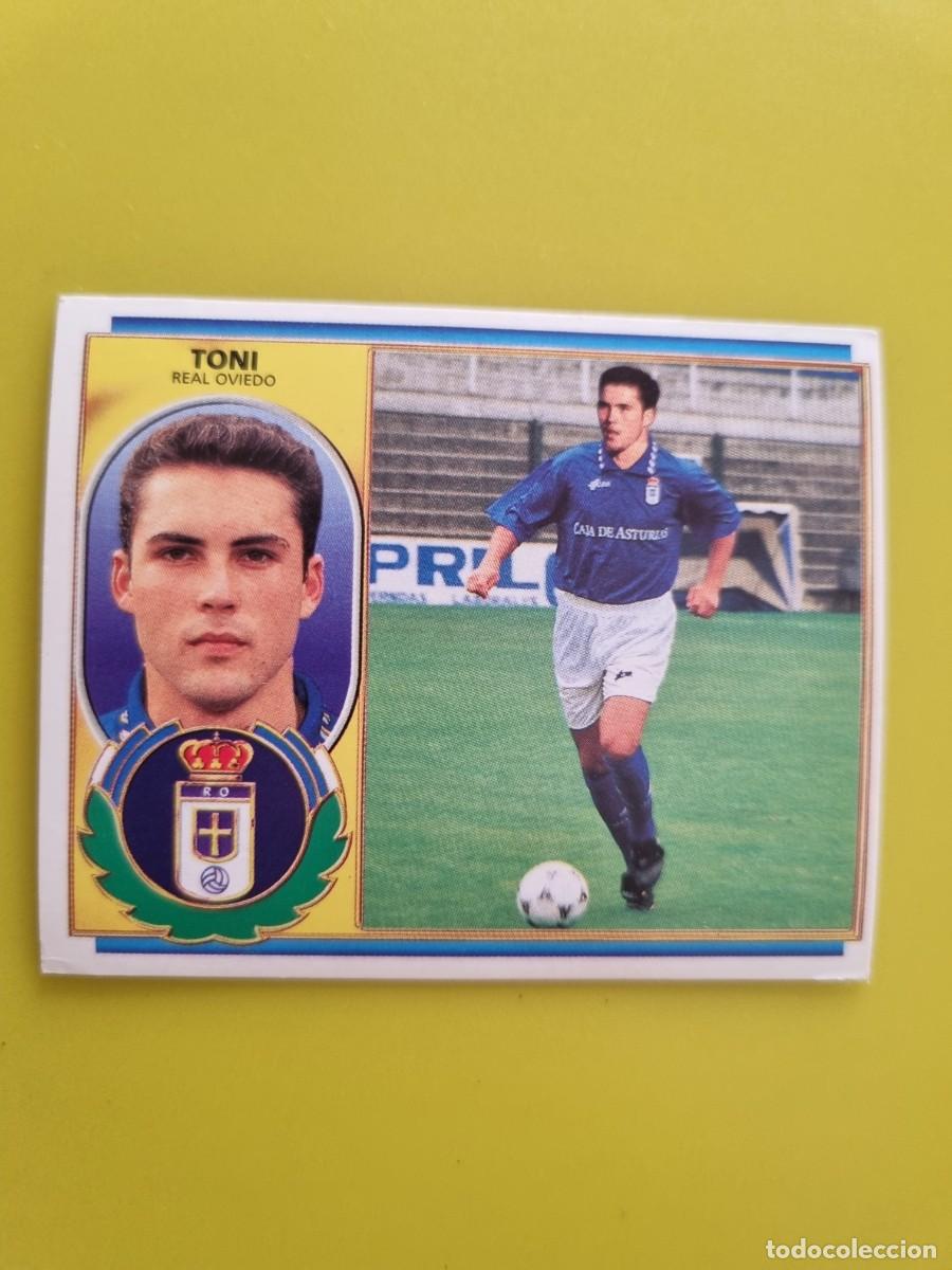 Fu&szlig;ball-Sticker: LIGA ESTE 96 97 1996 1997 NUNCA PEGADO SIN PEGAR FICHAJE 10 TONI REAL OVIEDO AR1026