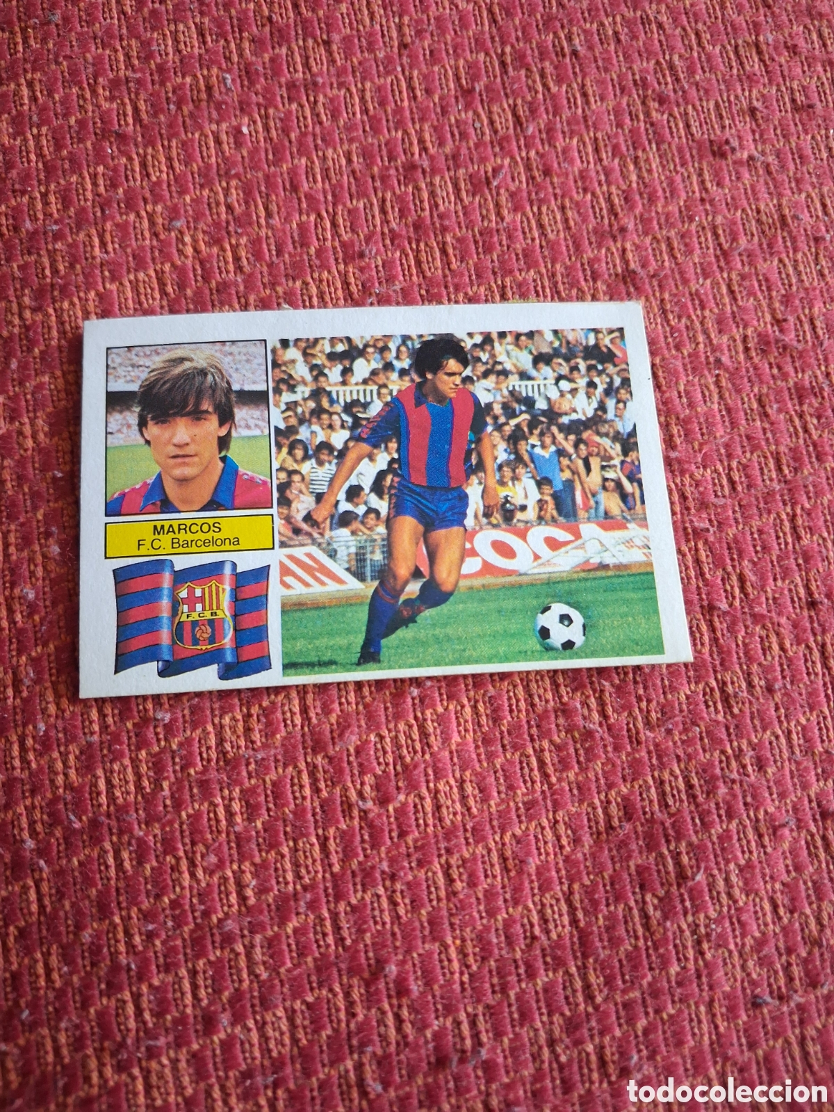 Cromos de f&uacute;tbol: Liga este 82 83 marcos del Barcelona recuperado del &aacute;lbum ver fotos