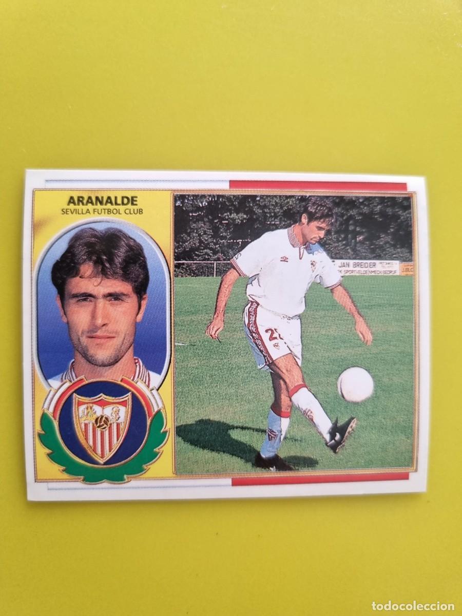 Cromos de Futebol: LIGA ESTE 96 97 1996 1997 NUNCA PEGADO SIN PEGAR FICHAJE 35 ARANALDE SEVILLA AR1026