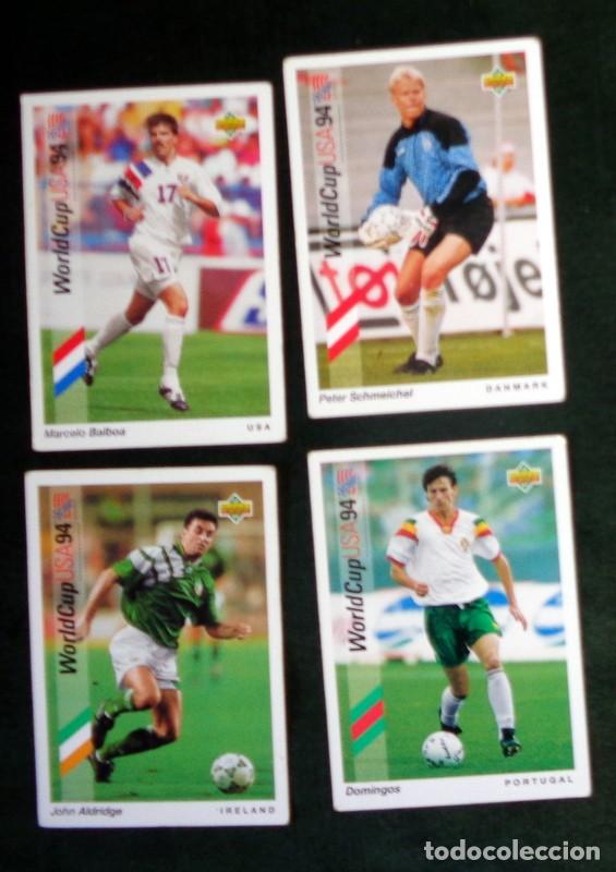 Cromos de Futebol: LOTE 4 CROMOS CARD COLECCION UPPER DECK MUNDIAL F&Uacute;TBOL USA 94 WORLD CUP FOOTBALL SCHMEICHEL