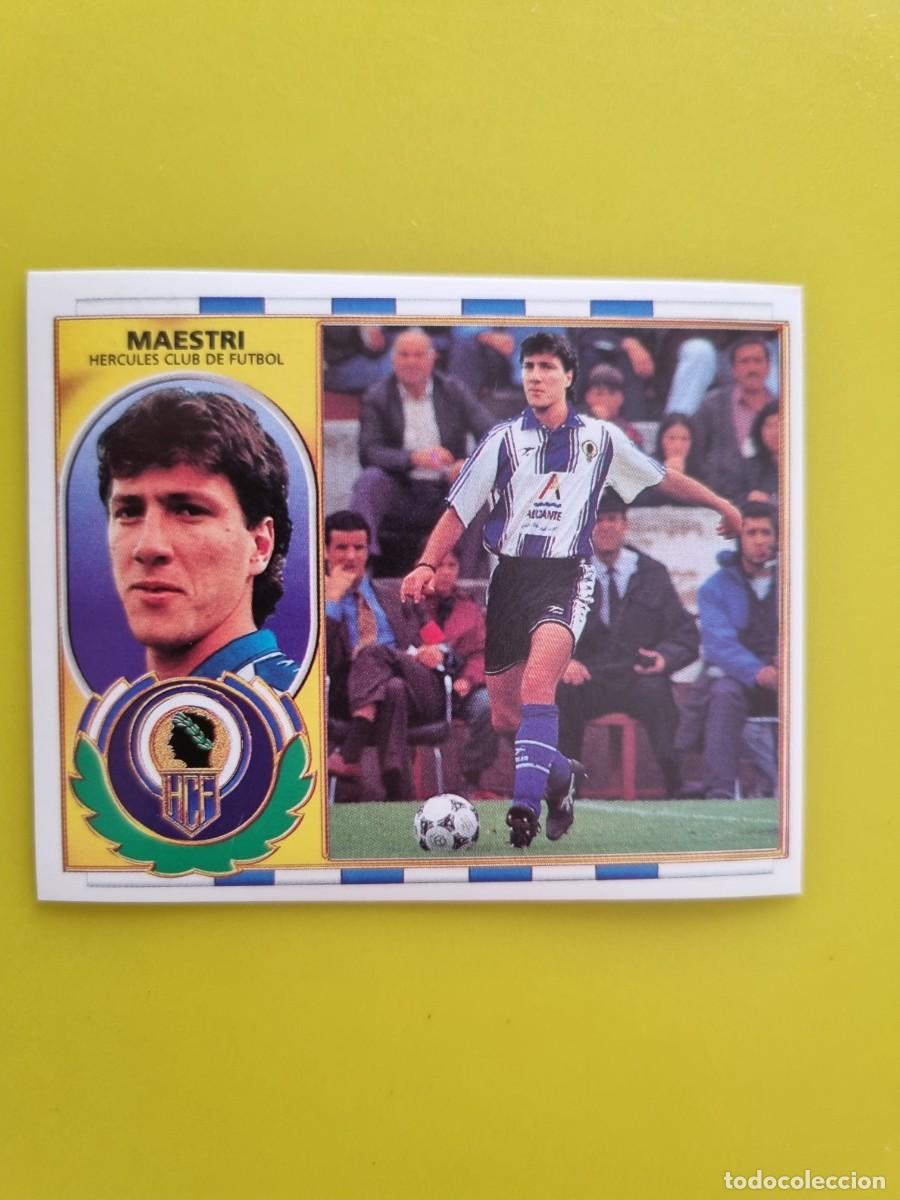 Cromos de f&uacute;tbol: LIGA ESTE 96 97 1996 1997 NUNCA PEGADO SIN PEGAR FICHAJE 8 MAESTRI RCD HERCULES AR1026