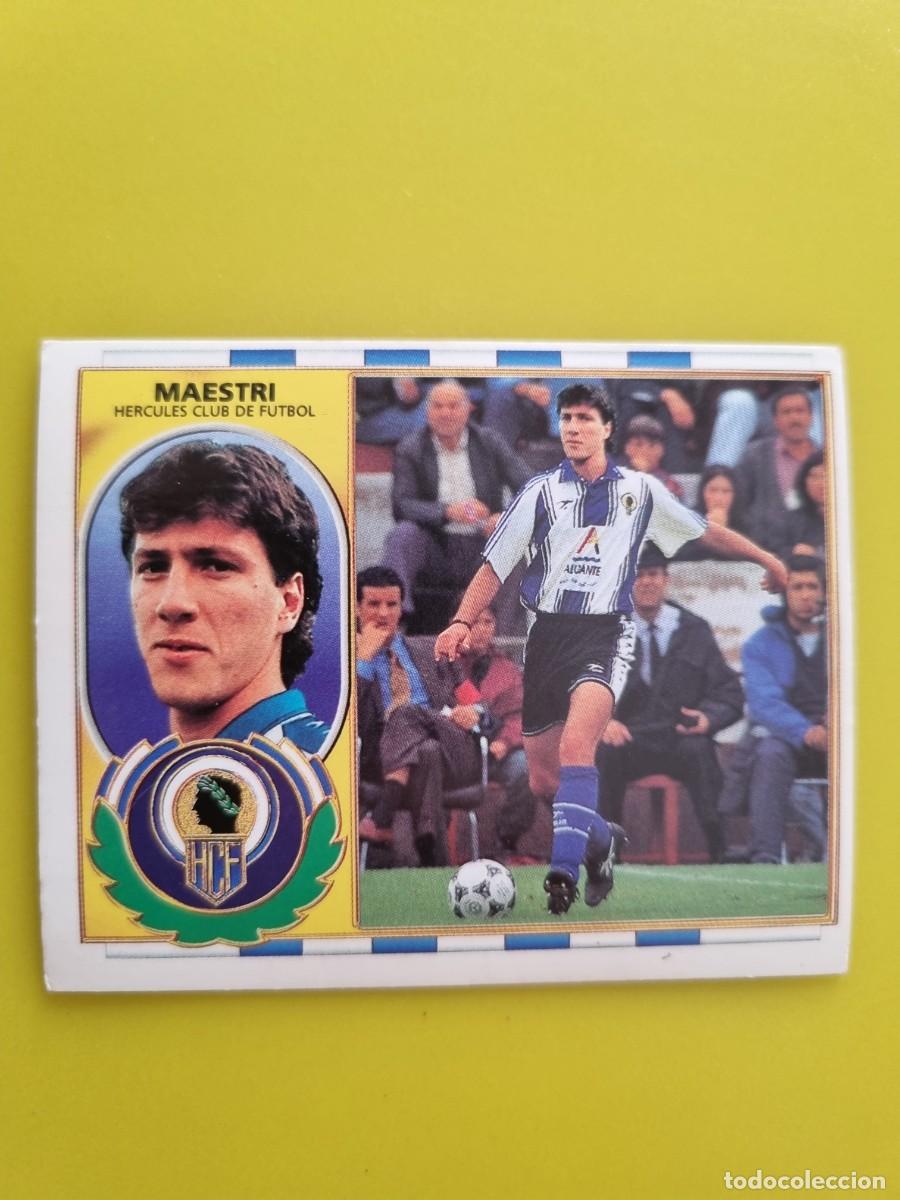 Cromos de f&uacute;tbol: LIGA ESTE 96 97 1996 1997 NUNCA PEGADO SIN PEGAR FICHAJE 8 MAESTRI RCD HERCULES AR1026