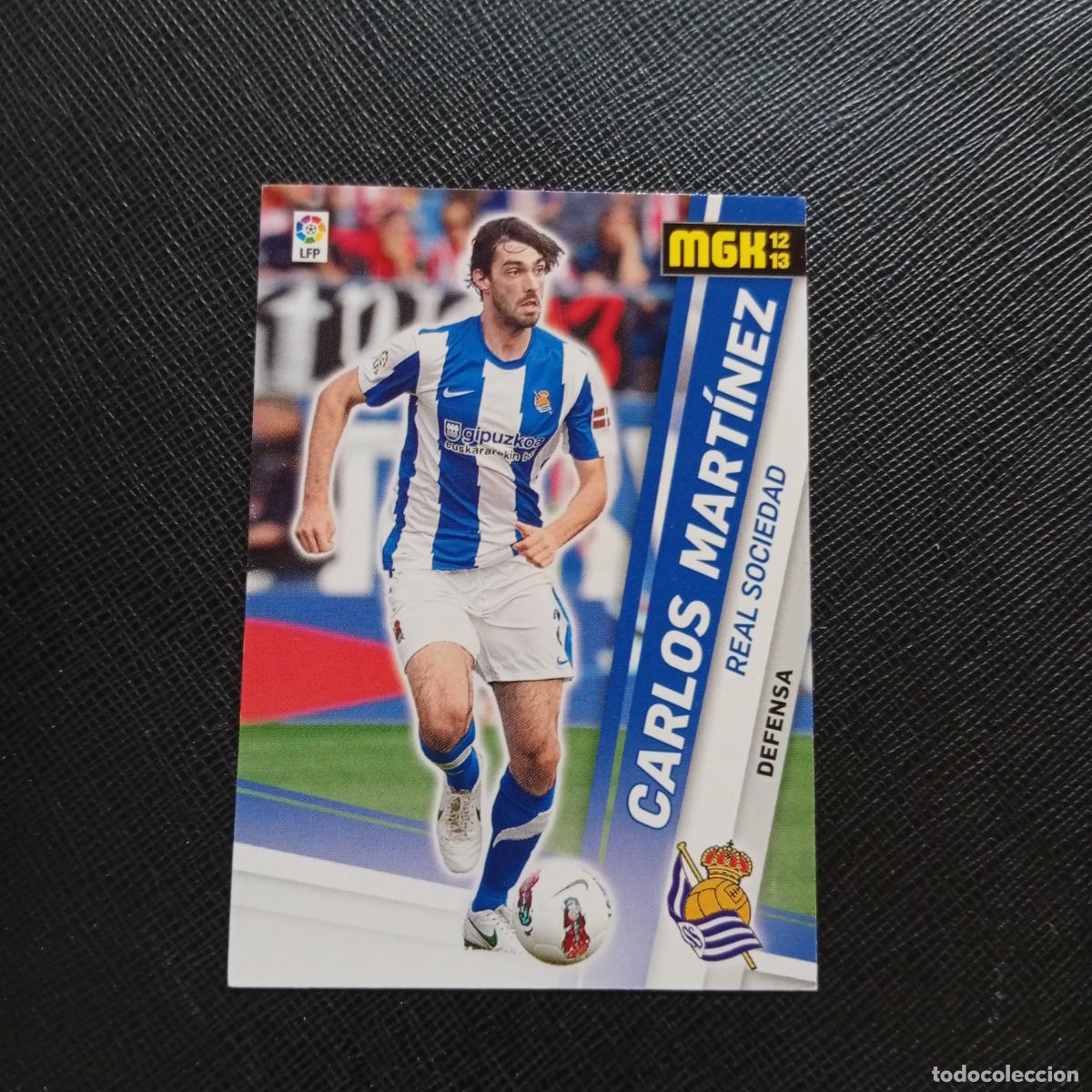 Cromos de f&uacute;tbol: 274 CARLOS MARTINEZ REAL SOCIEDAD MEGACRACKS 2012 2013 CROMO 12 13 FUTBOL LIGA - A201 PG39