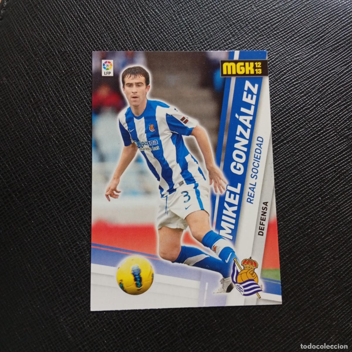 Cromos de f&uacute;tbol: 275 MIKEL GONZALEZ REAL SOCIEDAD MEGACRACKS 2012 2013 CROMO 12 13 FUTBOL LIGA - A201 PG39 B