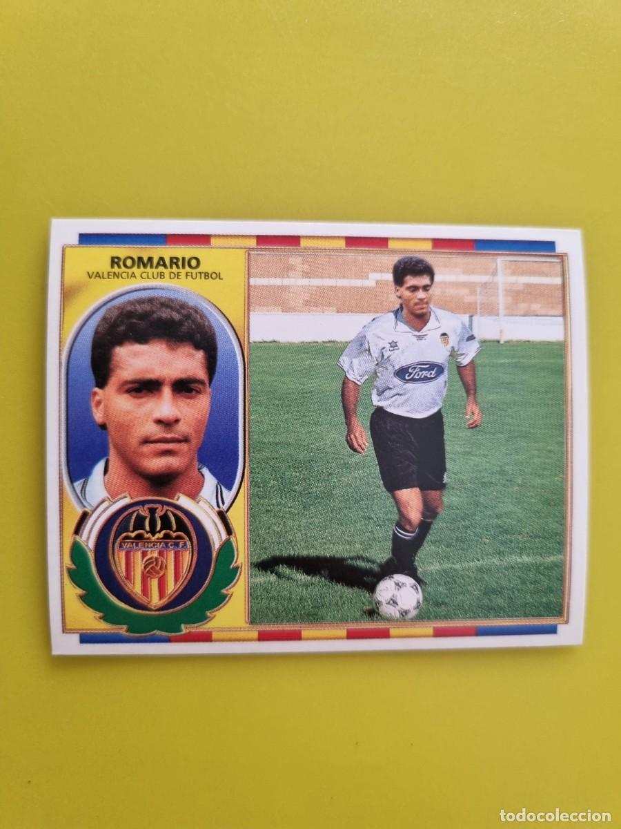 Cromos de f&uacute;tbol: LIGA ESTE 96 97 1996 1997 NUNCA PEGADO SIN PEGAR FICHAJE 23 ROMARIO VALENCIA AR1026
