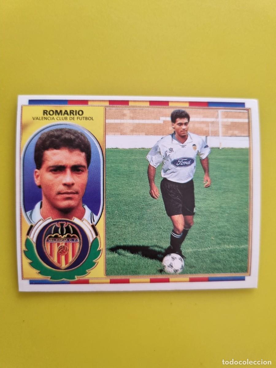Cromos de f&uacute;tbol: LIGA ESTE 96 97 1996 1997 NUNCA PEGADO SIN PEGAR FICHAJE 23 ROMARIO VALENCIA AR1026