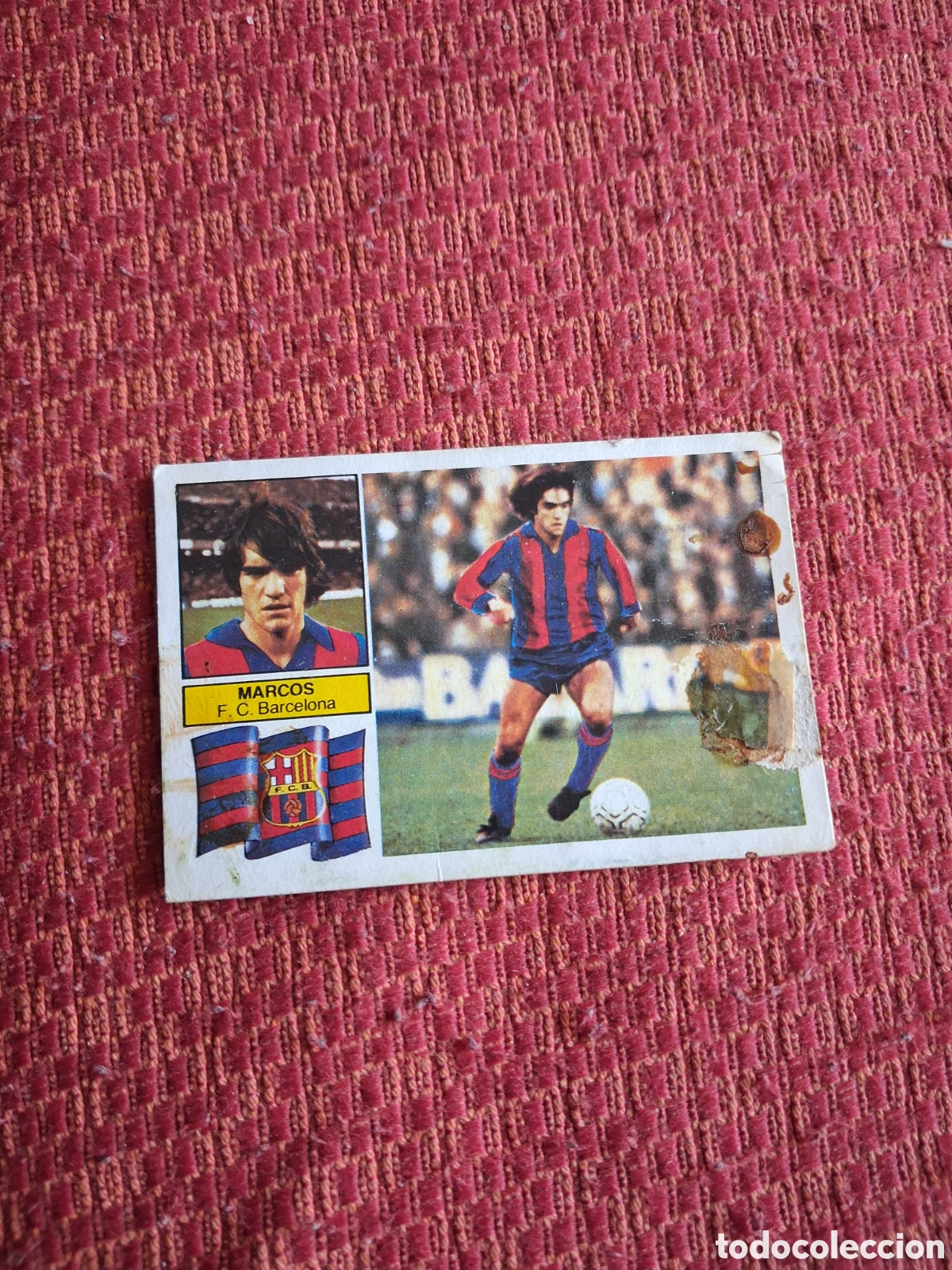 Cromos de f&uacute;tbol: Liga este 82 83 marcos Barcelona recuperado del &aacute;lbum ver fotos