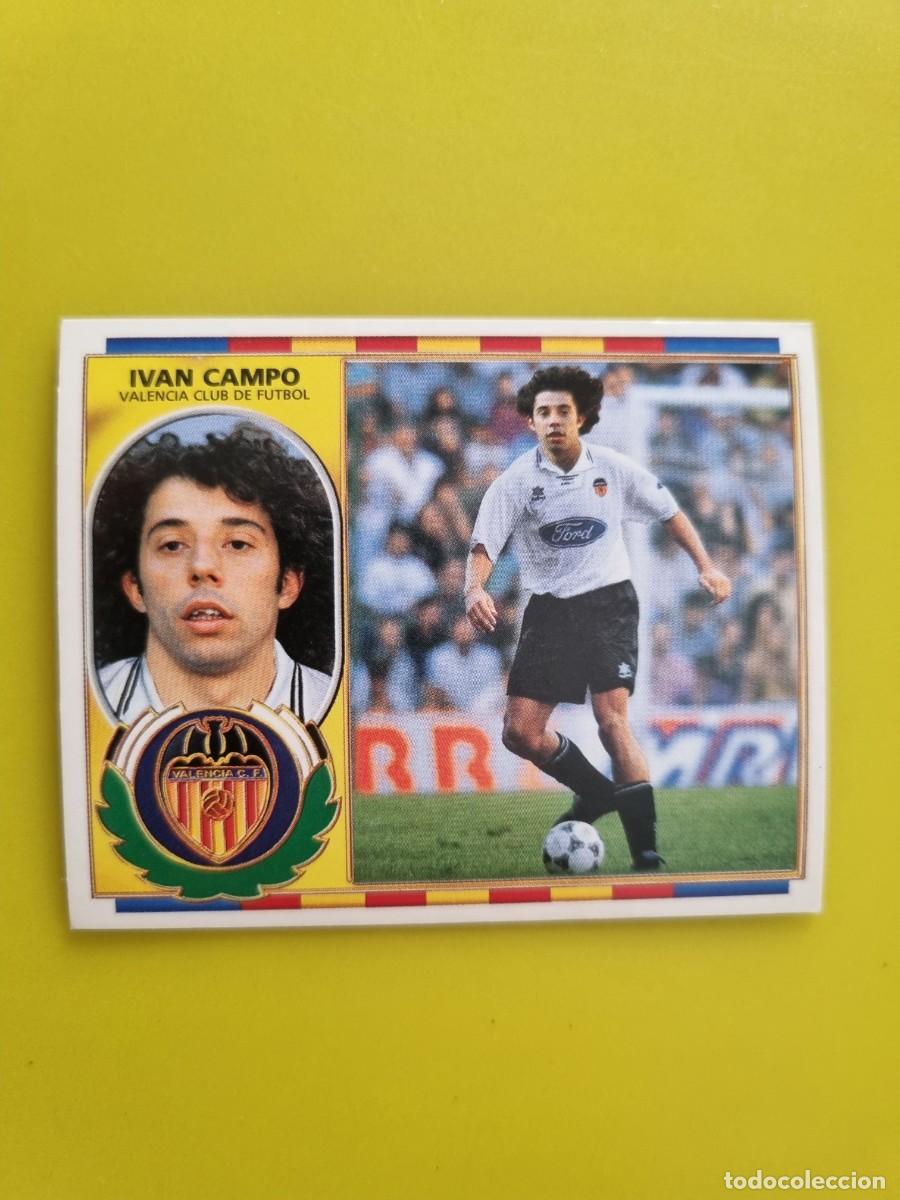 Cromos de f&uacute;tbol: LIGA ESTE 96 97 1996 1997 NUNCA PEGADO SIN PEGAR FICHAJE 22 IVAN CAMPO VALENCIA AR1026