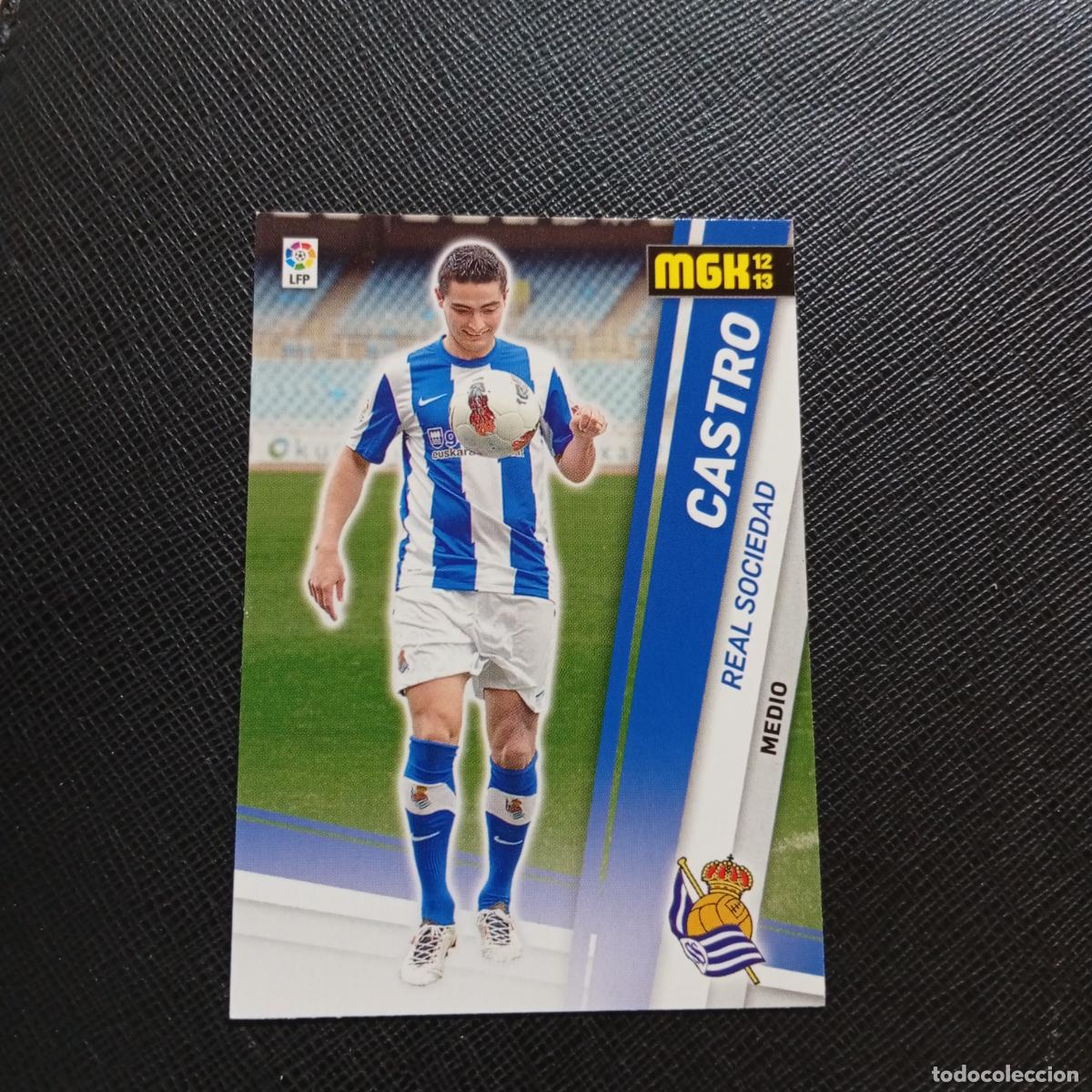 Cromos de f&uacute;tbol: 285 CASTRO REAL SOCIEDAD MEGACRACKS 2012 2013 CROMO 12 13 FUTBOL LIGA - A201 PG40