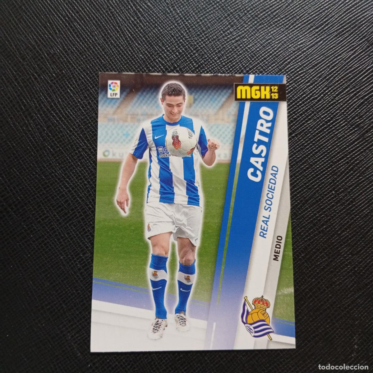 Football Stickers: 285 CASTRO REAL SOCIEDAD MEGACRACKS 2012 2013 CROMO 12 13 FUTBOL LIGA - A201 PG42