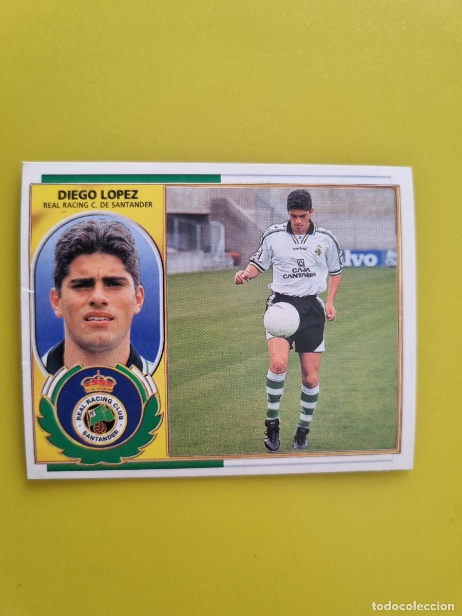 Football Stickers: LIGA ESTE 96 97 1996 1997 NUNCA PEGADO SIN PEGAR FICHAJE 34 DIEGO LOPEZ RACING SANTANDER AR1026