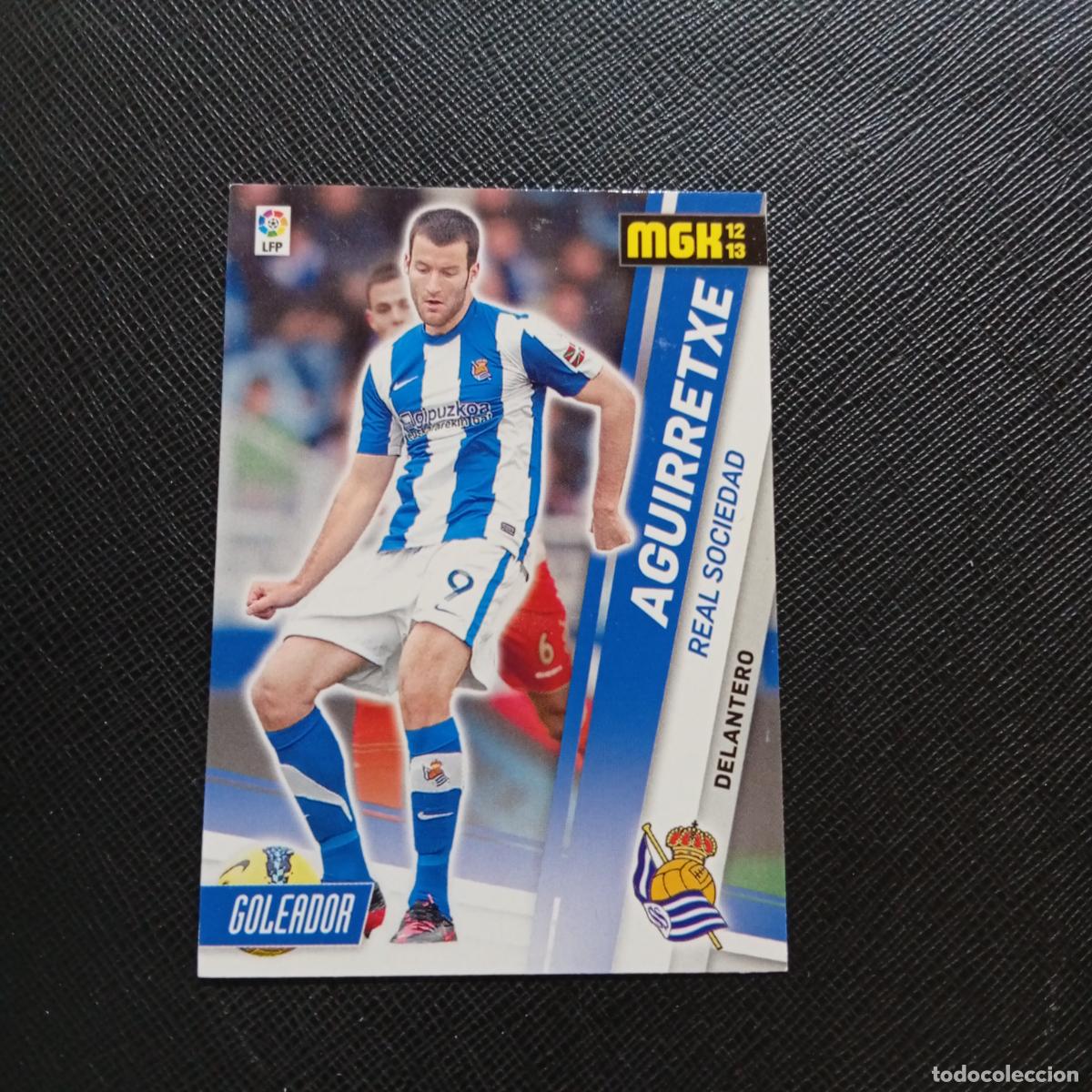 Football Stickers: 287 AGUIRRETXE REAL SOCIEDAD MEGACRACKS 2012 2013 CROMO 12 13 FUTBOL LIGA - A201 PG42