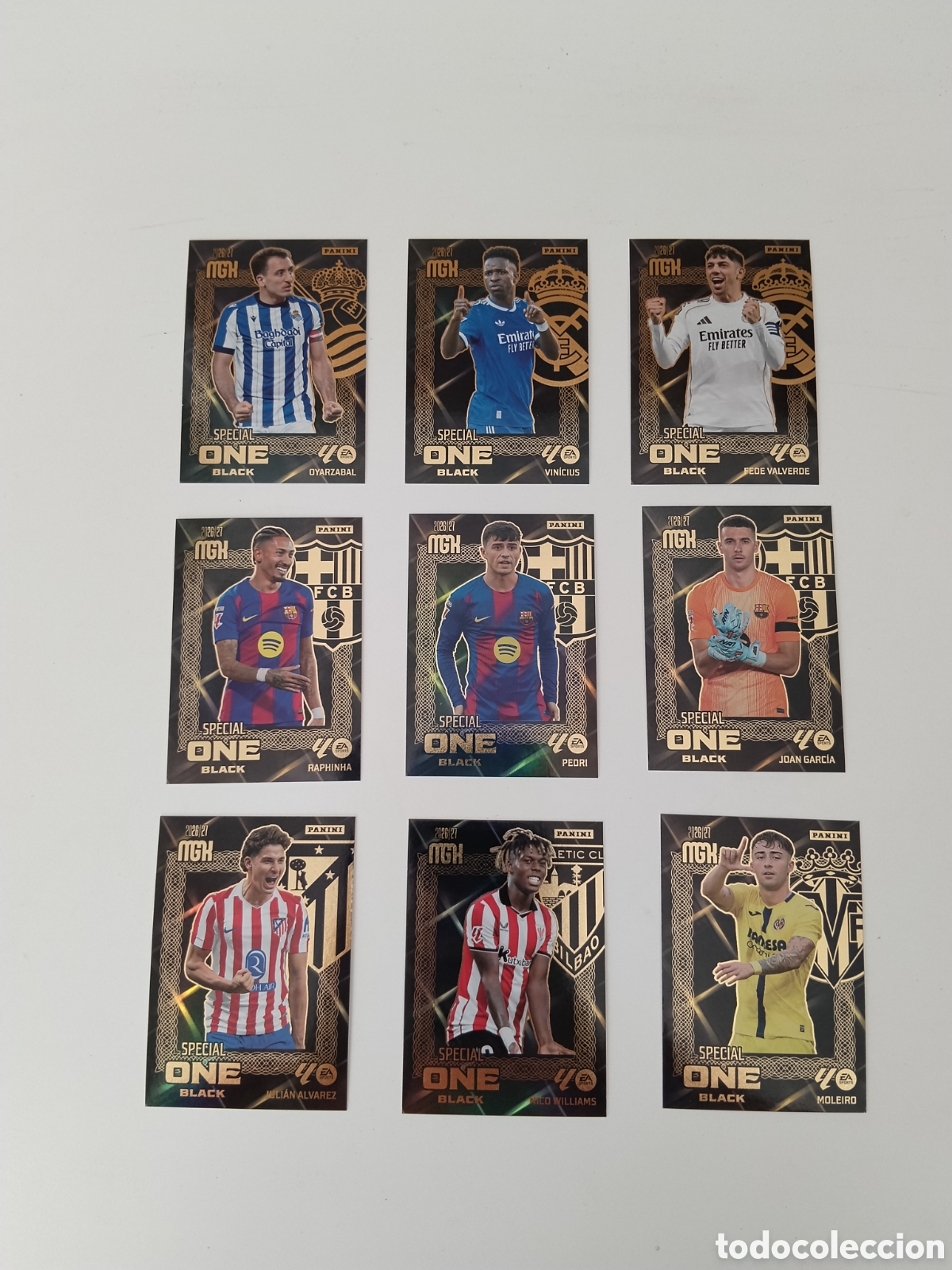 Cartes &agrave; collectionner de Football: Lote 9 special one black m&eacute;gacrack 2026/27