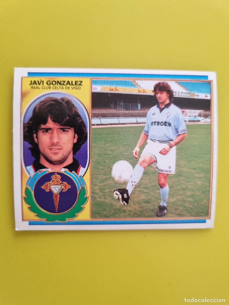 Cromos de f&uacute;tbol: LIGA ESTE 96 97 1996 1997 NUNCA PEGADO SIN PEGAR FICHAJE 3 JAVI GONZALEZ CELTA DE VIGO AR1026