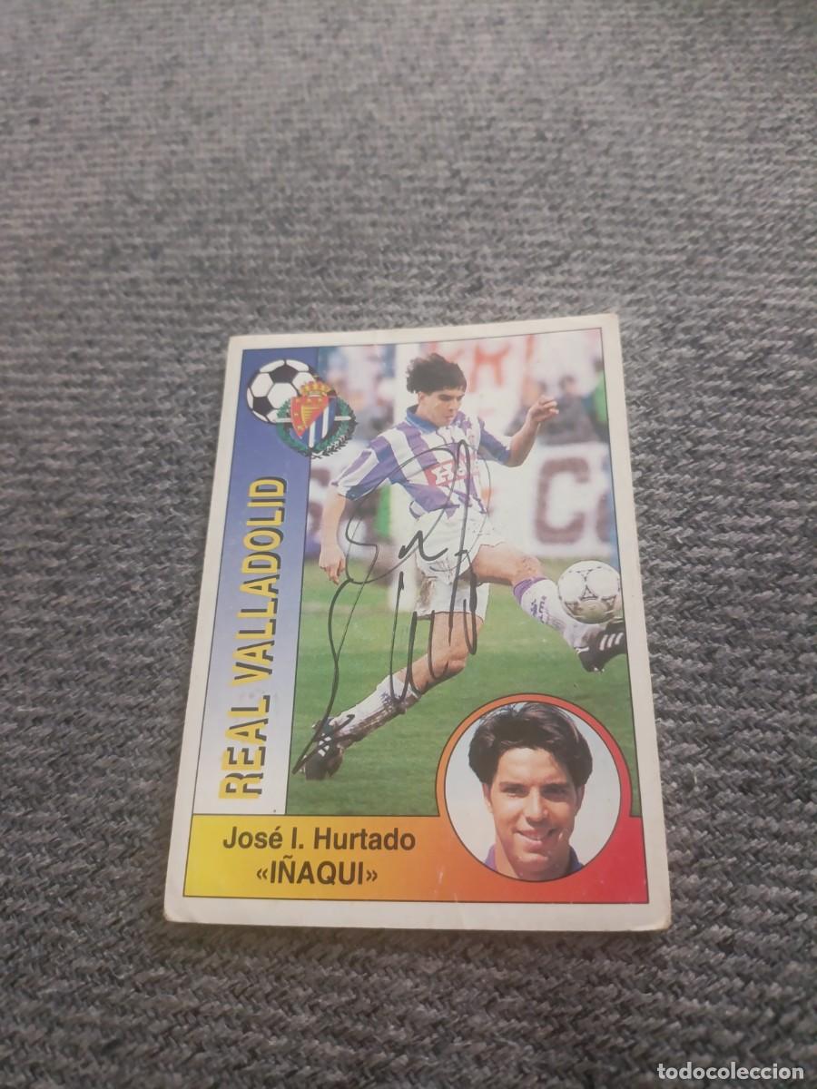 Cromos de f&uacute;tbol: Auto original de I&ntilde;aki Valladolid