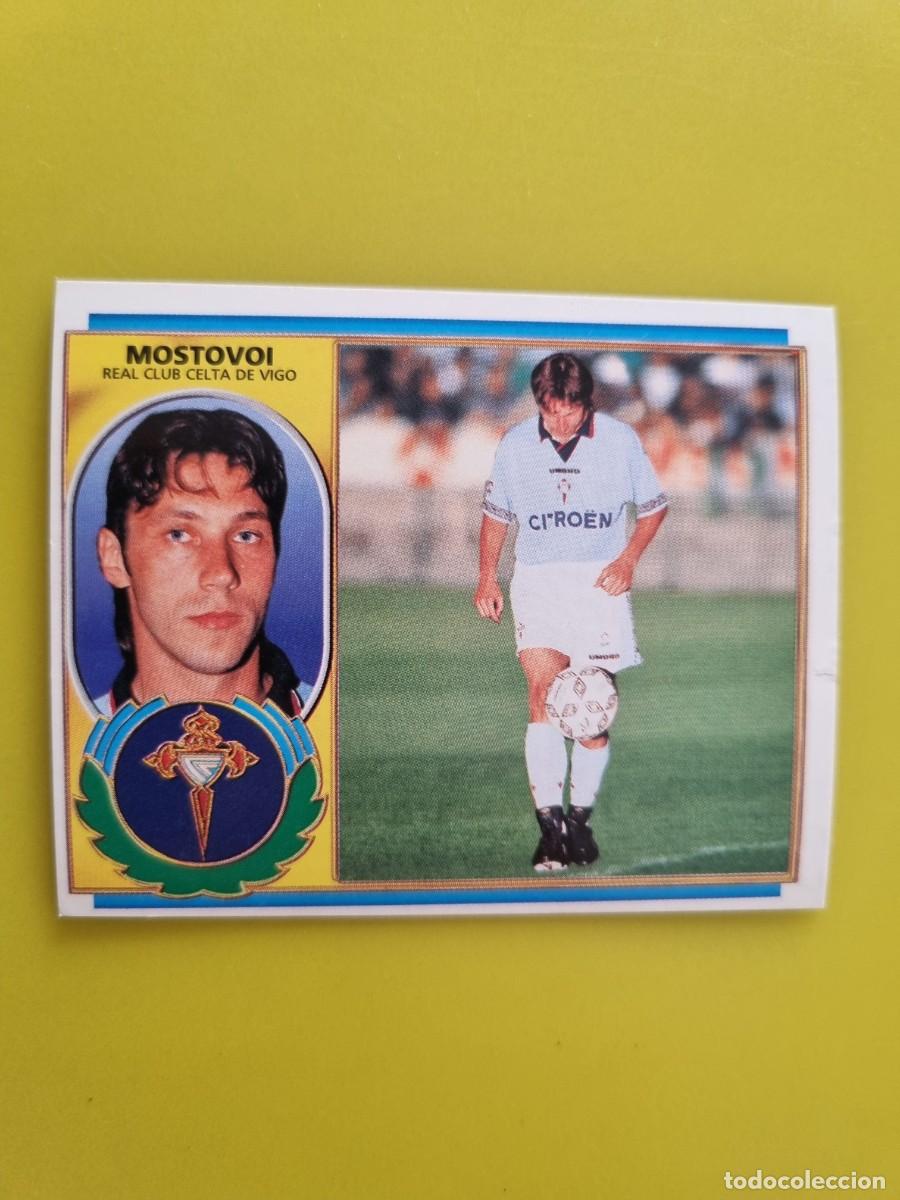 Cromos de f&uacute;tbol: LIGA ESTE 96 97 1996 1997 NUNCA PEGADO SIN PEGAR FICHAJE 24 MOSTOVOI CELTA DE VIGO AR1026