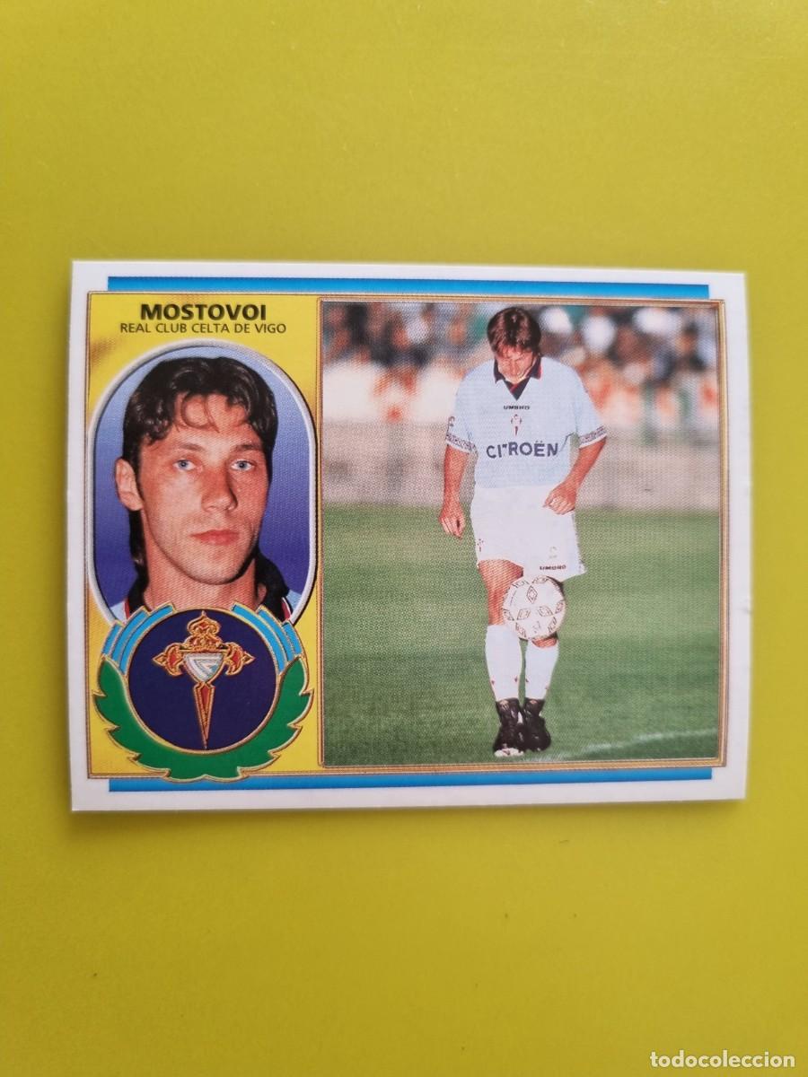 Cromos de f&uacute;tbol: LIGA ESTE 96 97 1996 1997 NUNCA PEGADO SIN PEGAR FICHAJE 24 MOSTOVOI CELTA DE VIGO AR1026