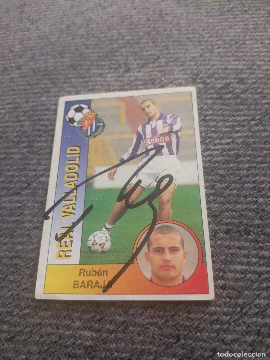 Cromos de f&uacute;tbol: Auto original de Baraja Valladolid