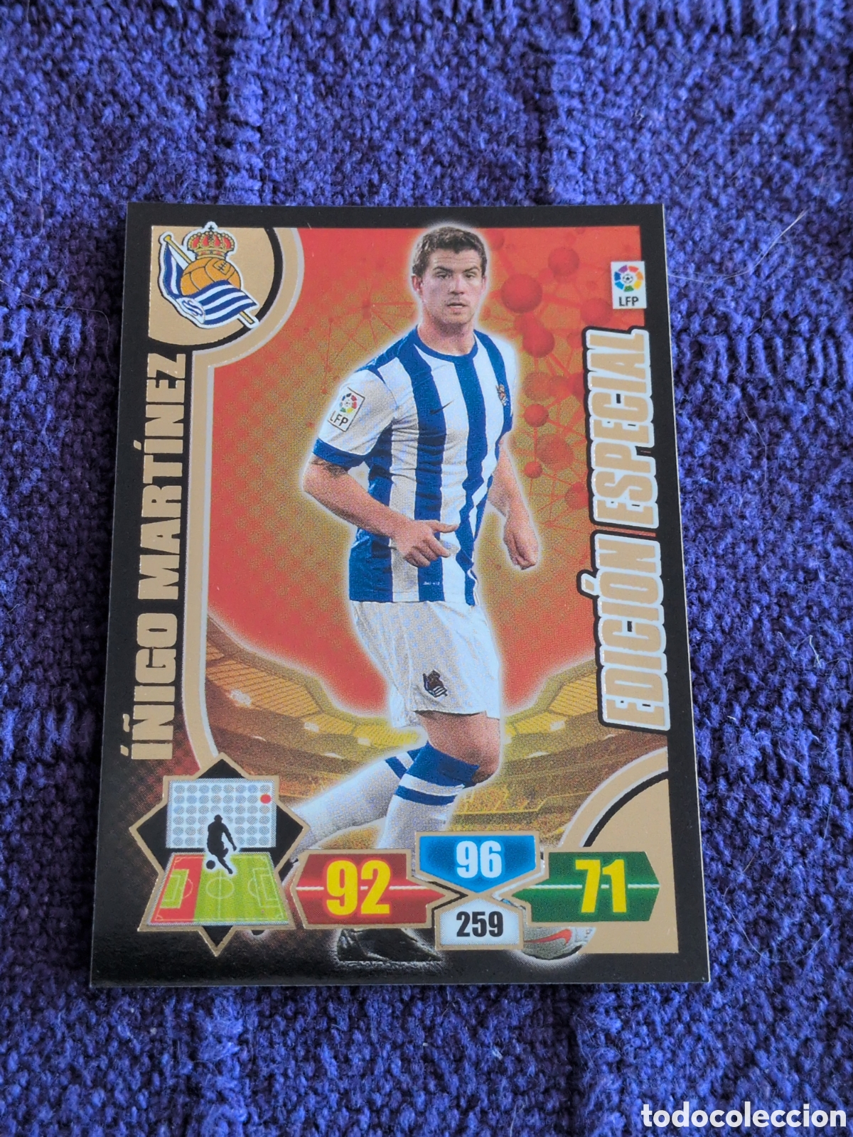 Football Stickers: I&Ntilde;IGO MARTINEZ EDICION ESPECIAL ADRENALYN XL 2013 2014