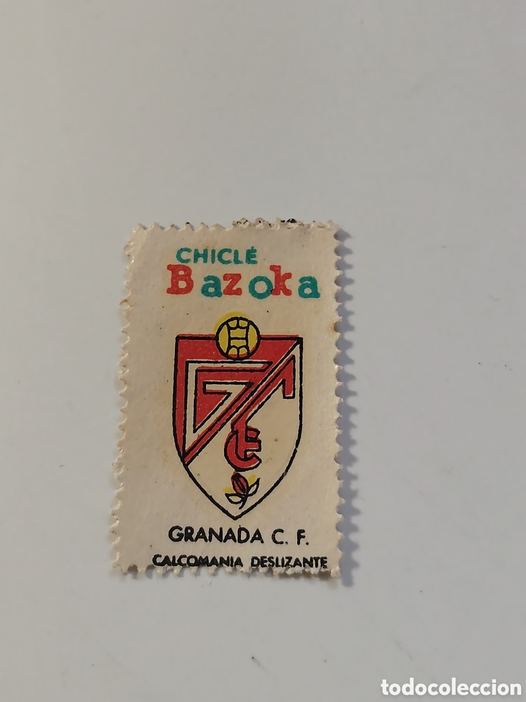 Cartes &agrave; collectionner de Football: GRANADA C.F. CHICLES BAZOKA. CALCAMONIA DESLIZANTE. A&Ntilde;OS 70