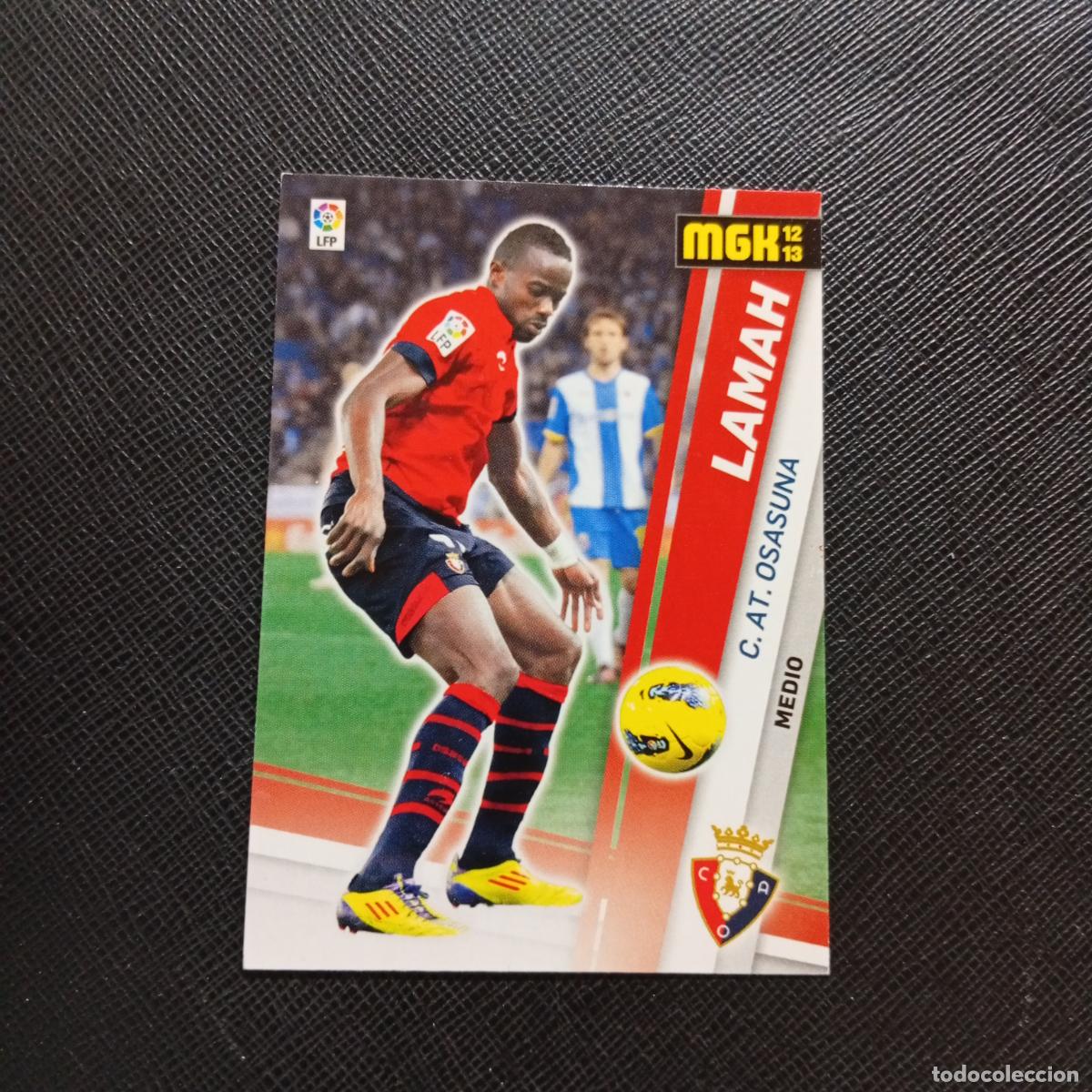 Cromos de f&uacute;tbol: 248 LAMAH OSASUNA MEGACRACKS 2012 2013 CROMO 12 13 FUTBOL LIGA - A201 PG52