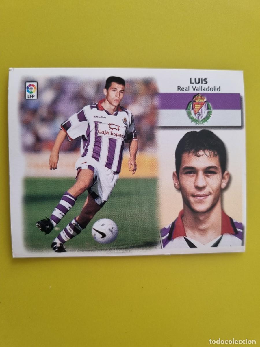 Cromos de f&uacute;tbol: LIGA ESTE 99 00 1999 2000 NUNCA PEGADO SIN PEGAR COLOCA LUIS REAL VALLADOLID AR1026