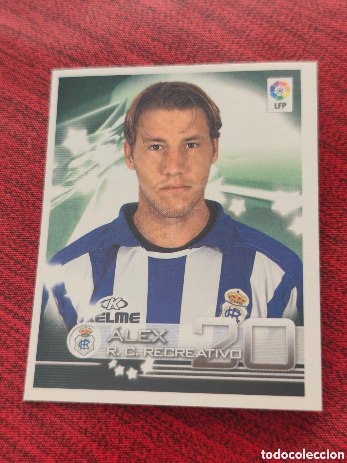Cromos de f&uacute;tbol: 290 ALEX RECREATIVO HUELVA SUPERLIGA DE ESTRELLAS 2002 2003