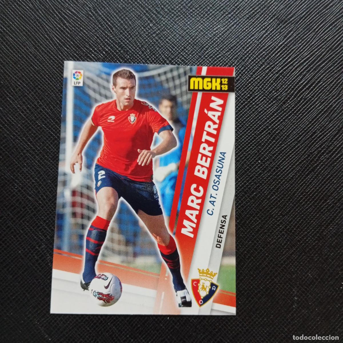 Cromos de f&uacute;tbol: 237 MARC BERTRAN OSASUNA MEGACRACKS 2012 2013 CROMO 12 13 FUTBOL LIGA - A201 PG53
