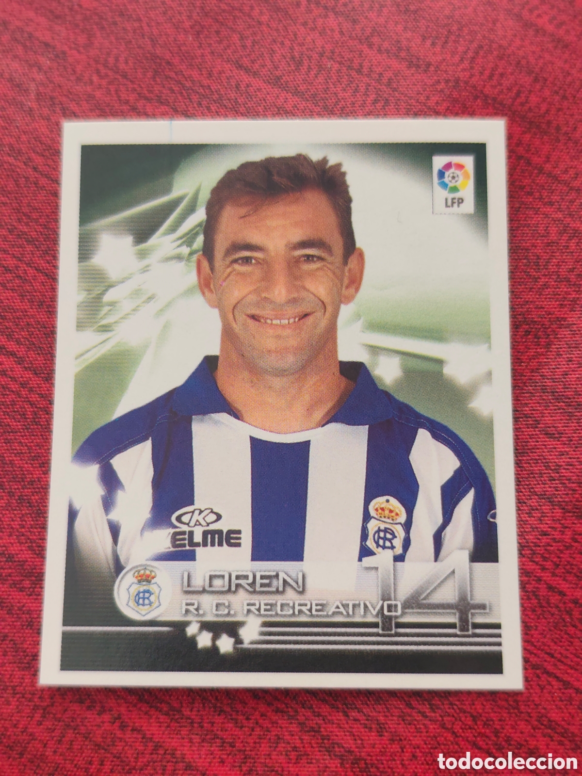 Cromos de f&uacute;tbol: 291 LOREN RECREATIVO HUELVA SUPERLIGA DE ESTRELLAS 2002 2003
