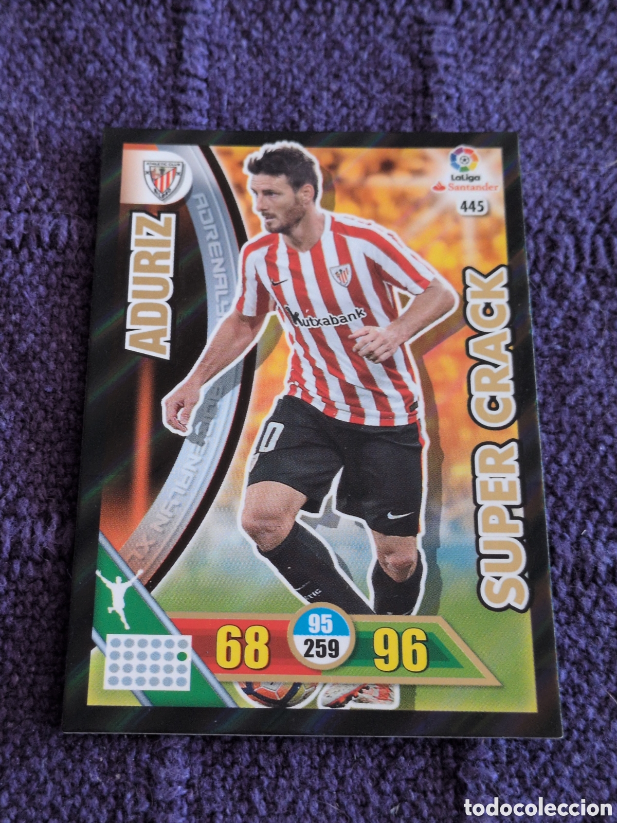 Cartes &agrave; collectionner de Football: 445 Aduriz, S&uacute;per Crack, Athletic Club de Bilbao, Panini Adrenalyn XL 2016 2017 16 17