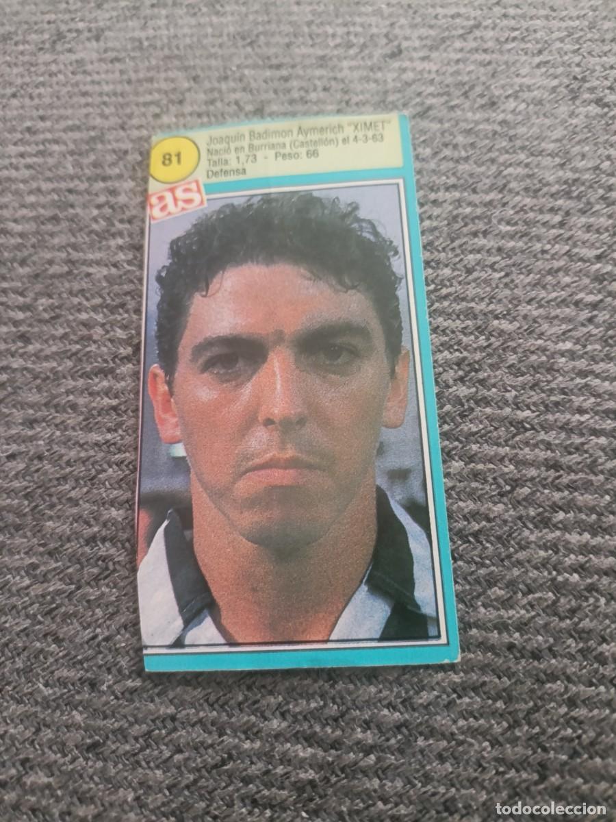 Figurine di Calcio: Ases de la liga 90-91 Ximet Castellon