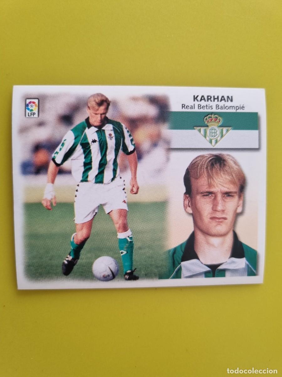Figurine di Calcio: LIGA ESTE 99 00 1999 2000 NUNCA PEGADO SIN PEGAR COLOCA KARHAN REAL BETIS AR1026