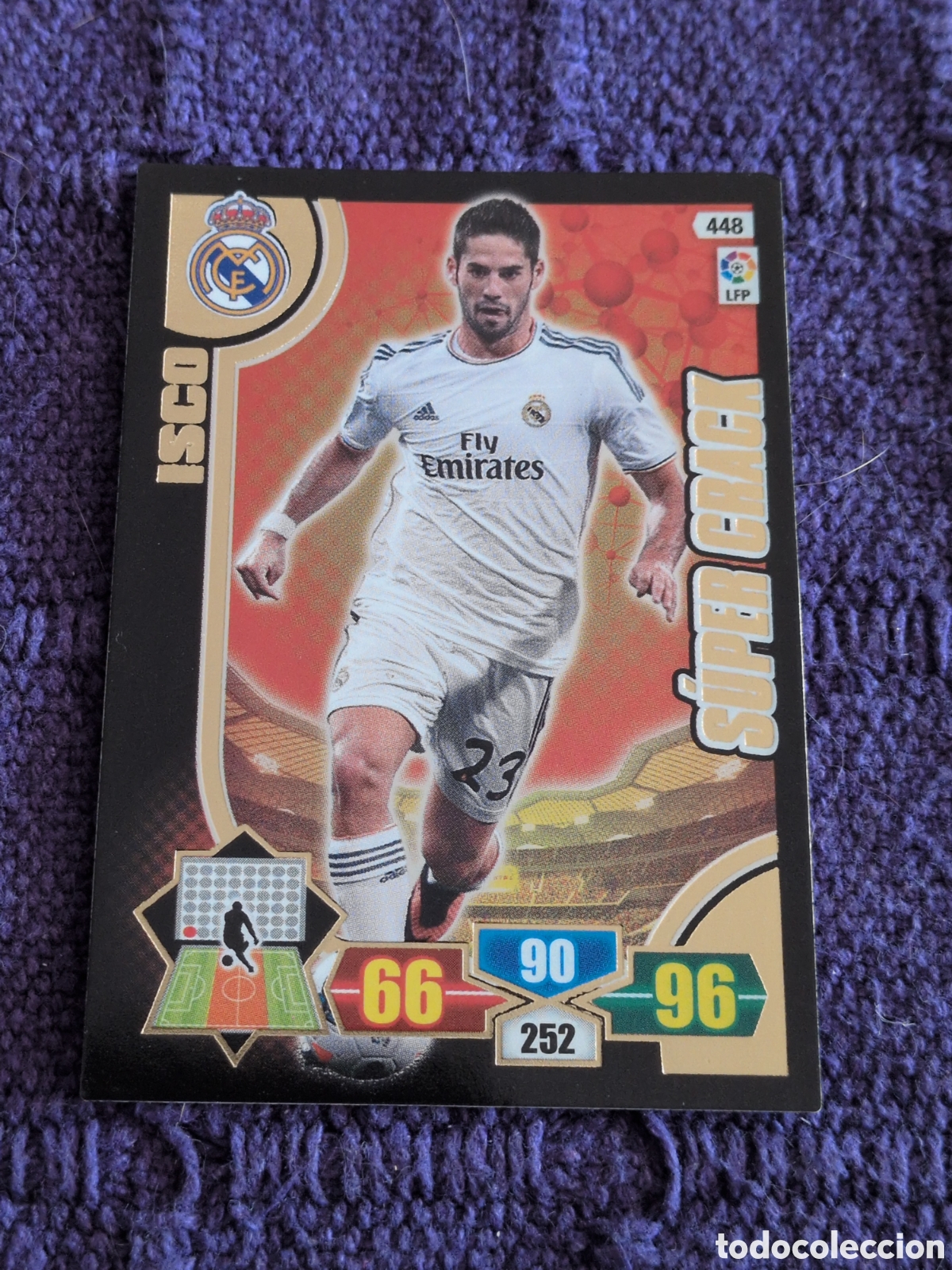 Cartes &agrave; collectionner de Football: ADRENALYN 2013 14 SUPER CRACK ISCO 448
