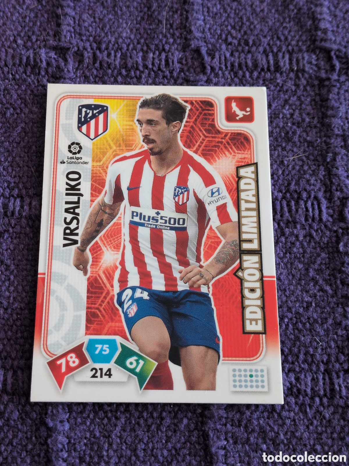 Cartes &agrave; collectionner de Football: ADRENALYN XL 2019 2020 19 20 PANINI VRSALJKO EDICI&Oacute;N LIMITADA ATL&Eacute;TICO MADRID CARD LIGA F&Uacute;TBOL