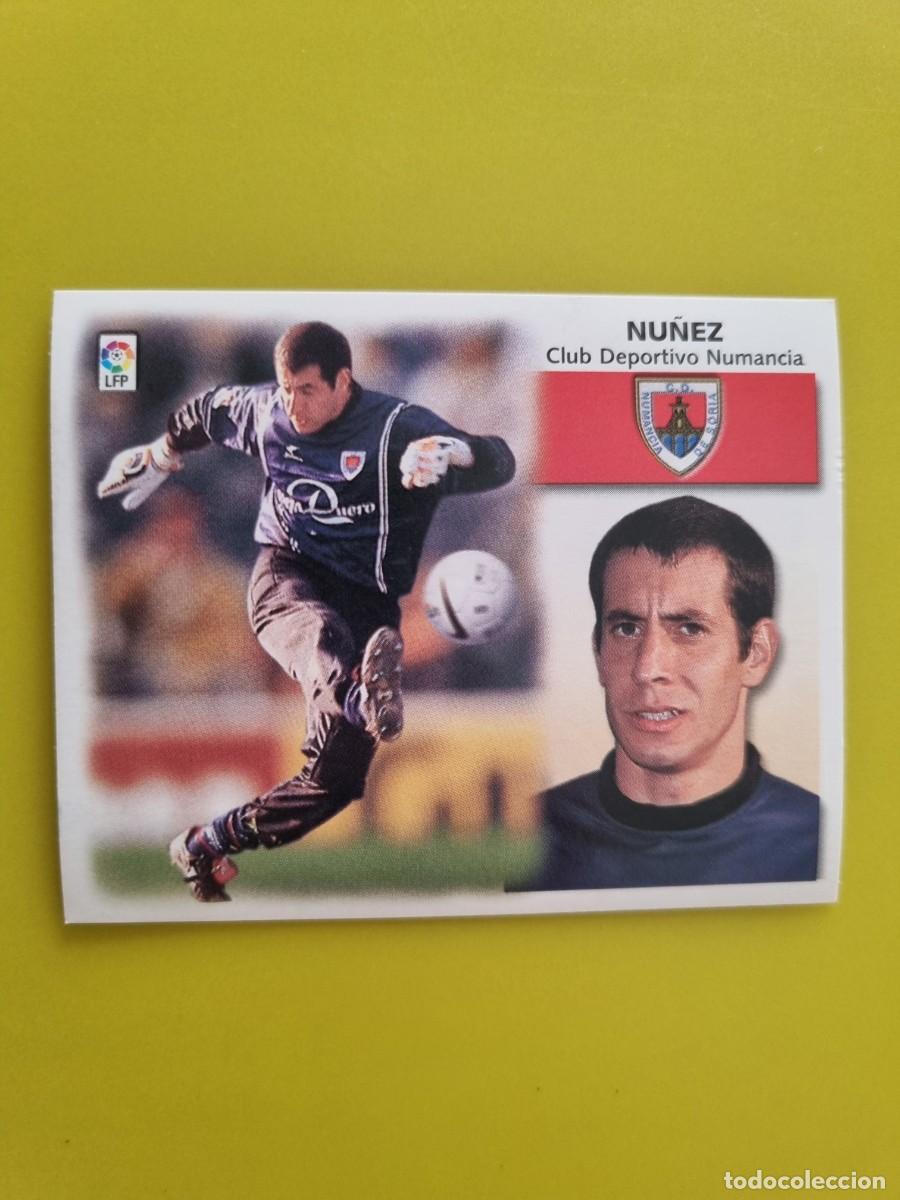 Cartes &agrave; collectionner de Football: LIGA ESTE 99 00 1999 2000 NUNCA PEGADO SIN PEGAR COLOCA NU&Ntilde;EZ NUMANCIA AR1026