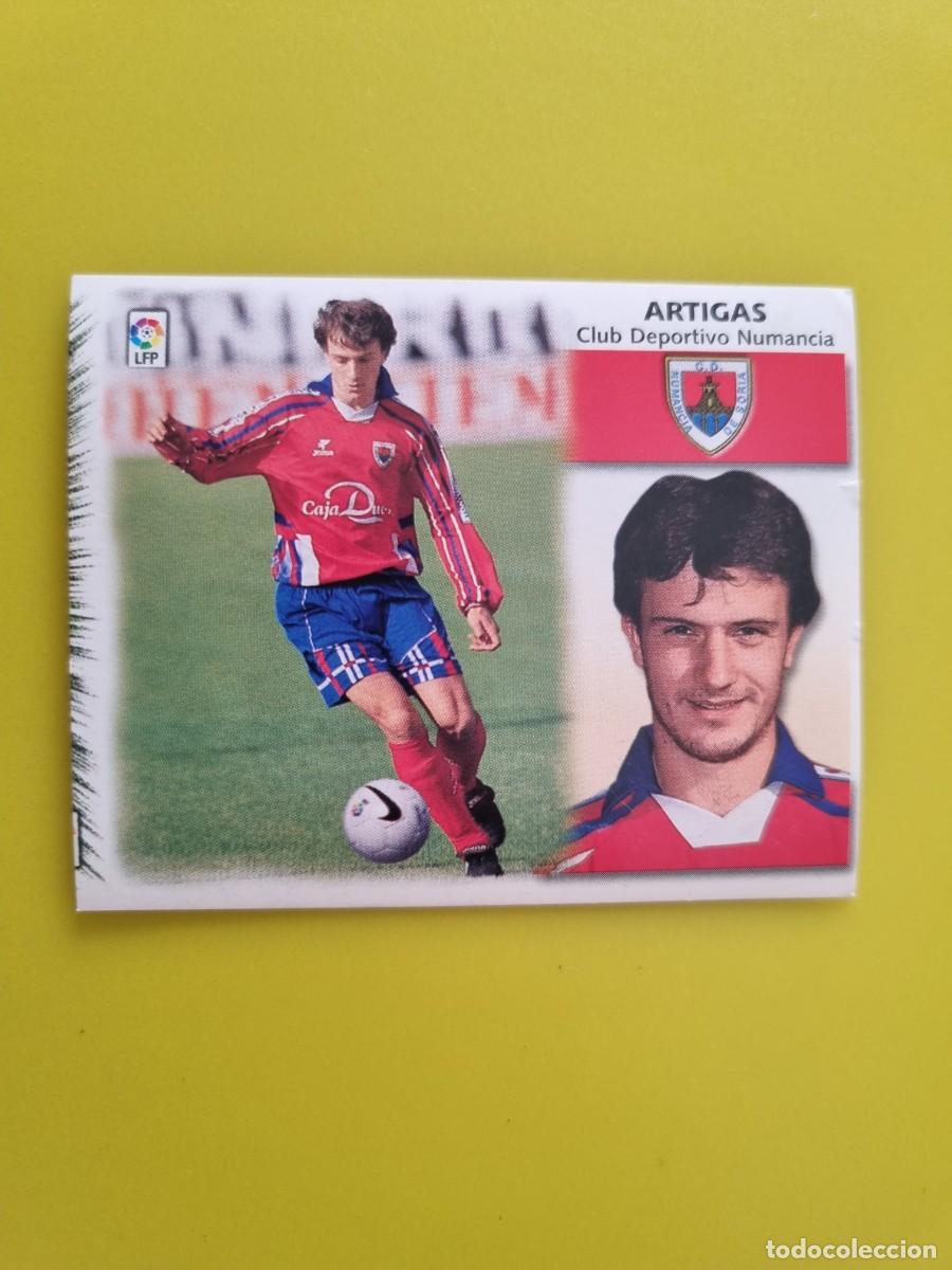 Cromos de f&uacute;tbol: LIGA ESTE 99 00 1999 2000 NUNCA PEGADO SIN PEGAR ARTIGAS NUMANCIA AR1026