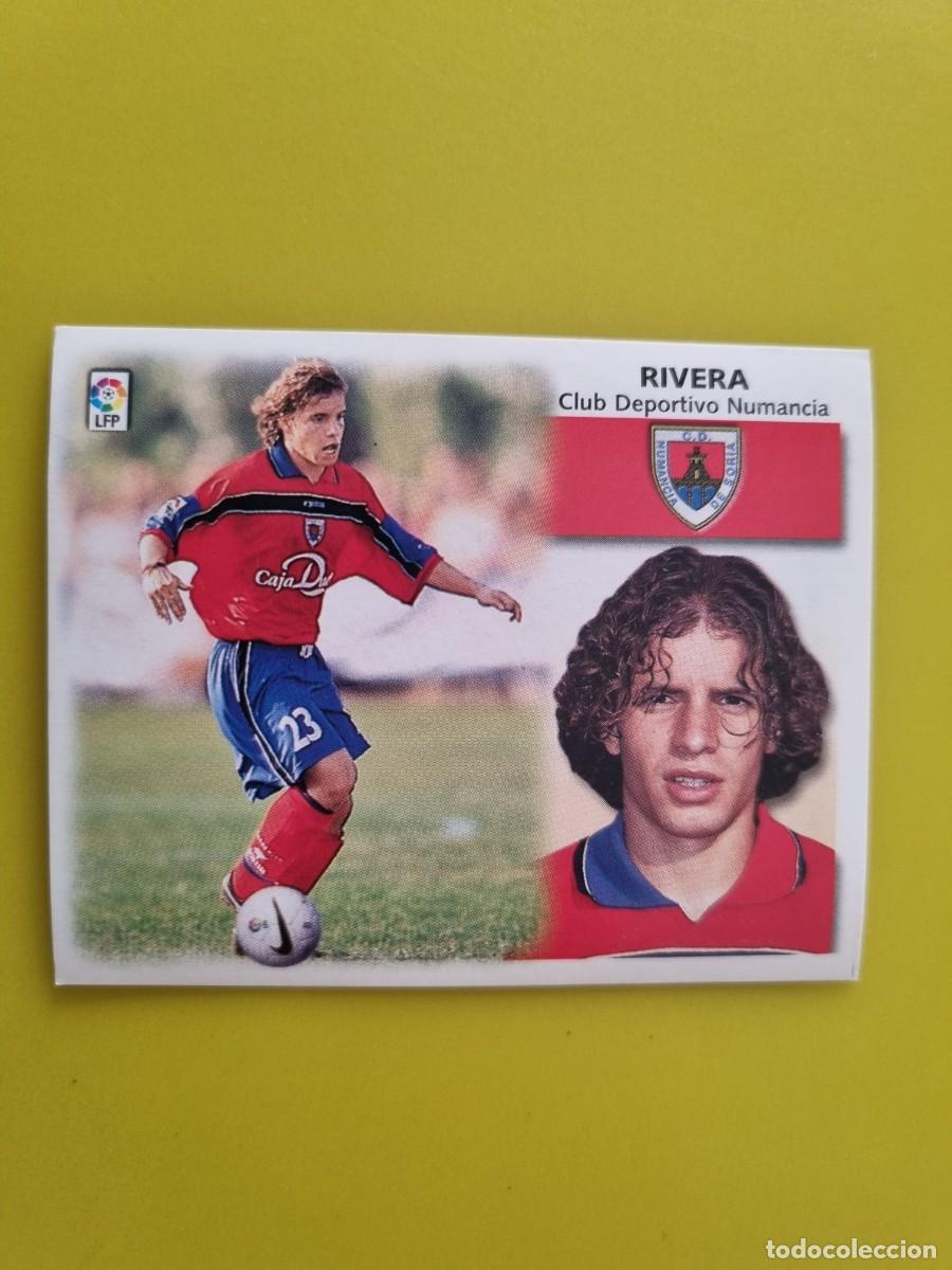 Cromos de f&uacute;tbol: LIGA ESTE 99 00 1999 2000 NUNCA PEGADO SIN PEGAR COLOCA RIVERA NUMANCIA AR1026