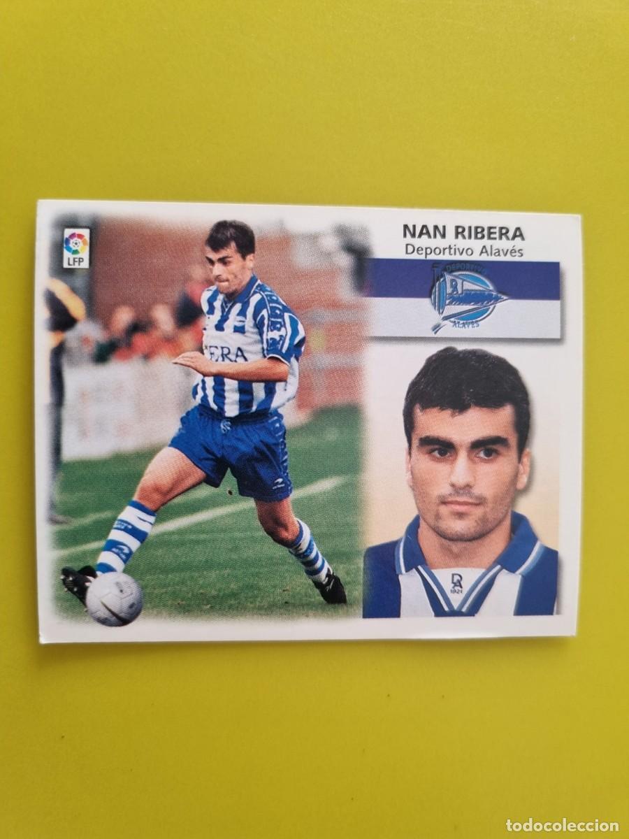 Cromos de f&uacute;tbol: LIGA ESTE 99 00 1999 2000 NUNCA PEGADO SIN PEGAR COLOCA NAN RIBERA DEPORTIVO ALAVES AR1026