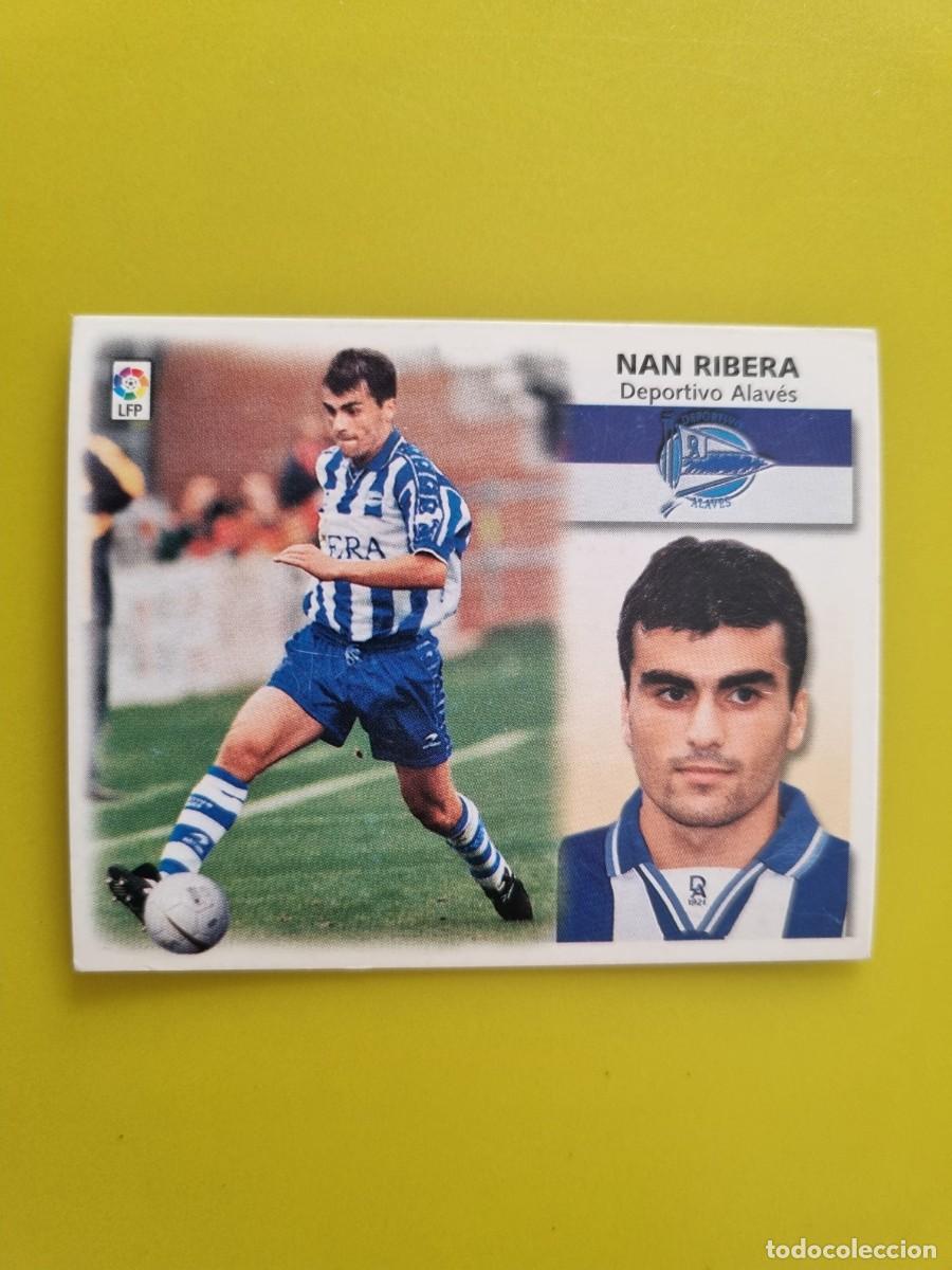 Cromos de f&uacute;tbol: LIGA ESTE 99 00 1999 2000 NUNCA PEGADO SIN PEGAR COLOCA NAN RIBERA DEPORTIVO ALAVES AR1026