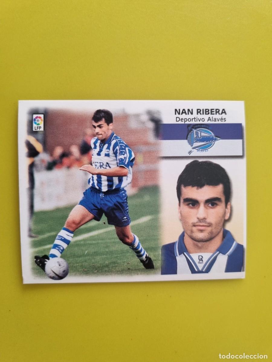 Cromos de f&uacute;tbol: LIGA ESTE 99 00 1999 2000 NUNCA PEGADO SIN PEGAR COLOCA NAN RIBERA DEPORTIVO ALAVES AR1026