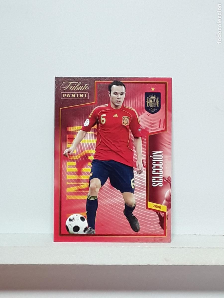 Cromos de f&uacute;tbol: TRIBUTO ANDRES INIESTA 1993 2024 93 24 ALBUM PANINI LIGA N 9 ESPA&Ntilde;A EUROSTAR 2008