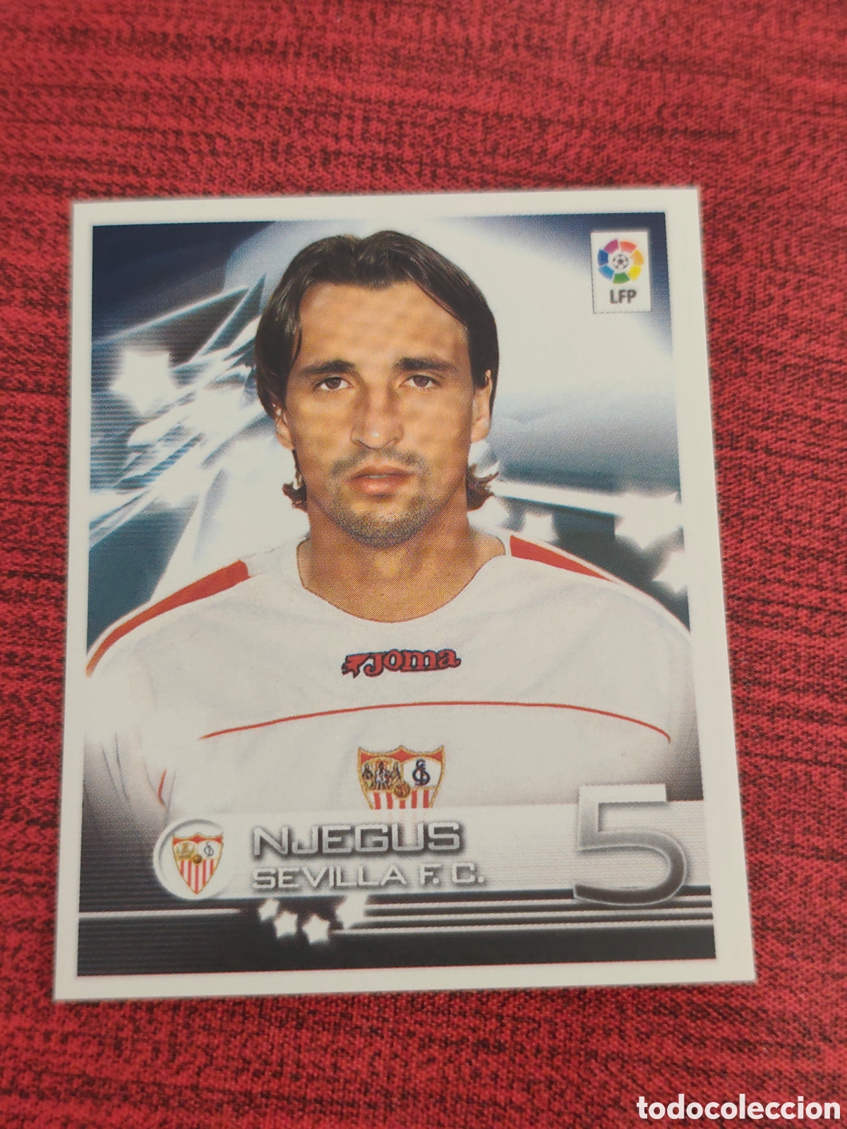 Cromos de f&uacute;tbol: 305 NJEGUS SEVILLA SUPERLIGA 2002 2003
