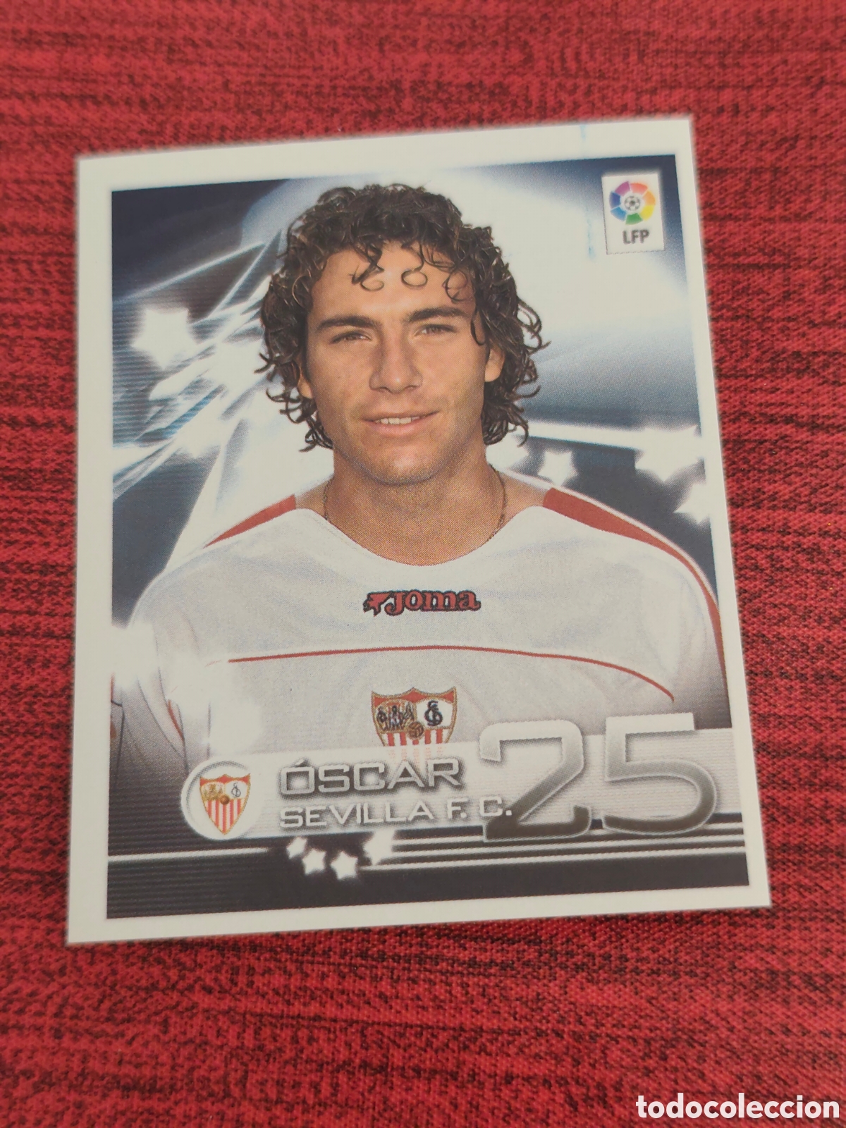Cromos de f&uacute;tbol: 3007 &Oacute;SCAR SEVILLA SUPERLIGA DE ESTRELLAS 2002 2003