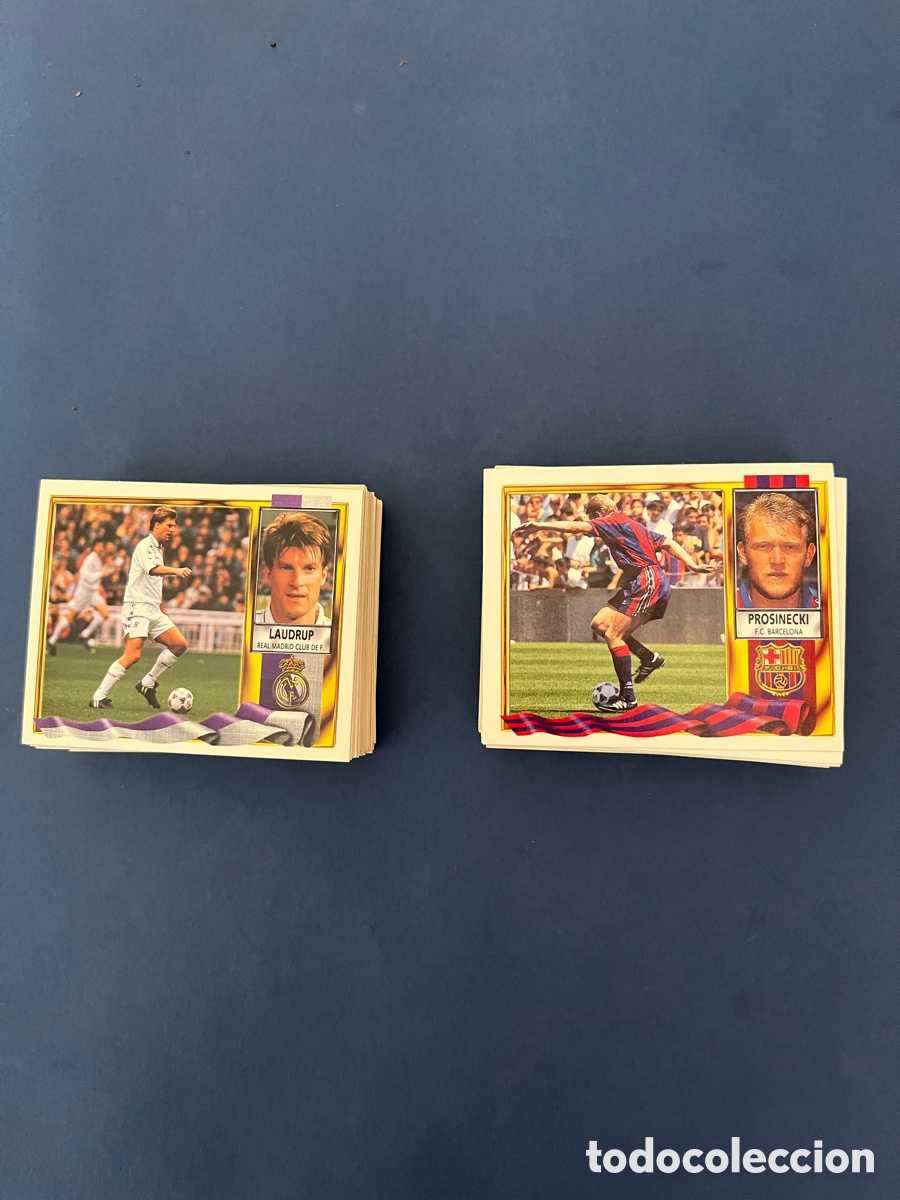 Cromos de f&uacute;tbol: Lote 106 Cromos Este 1995-96 nuevos sin pegar .