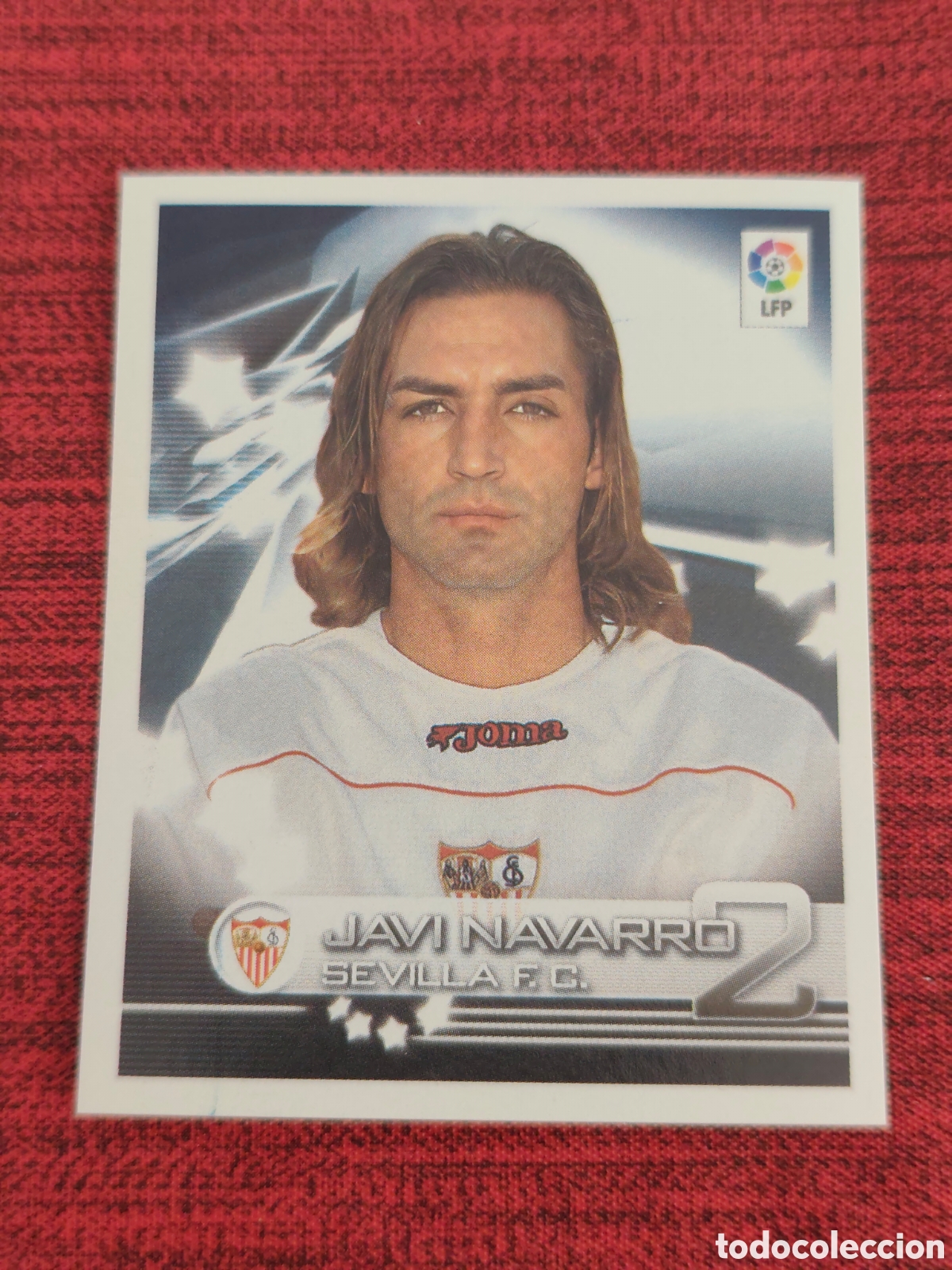 Cromos de f&uacute;tbol: 308 JAVI NAVARRO SEVILLA SUPERLIGA DE ESTRELLAS 2002 2003