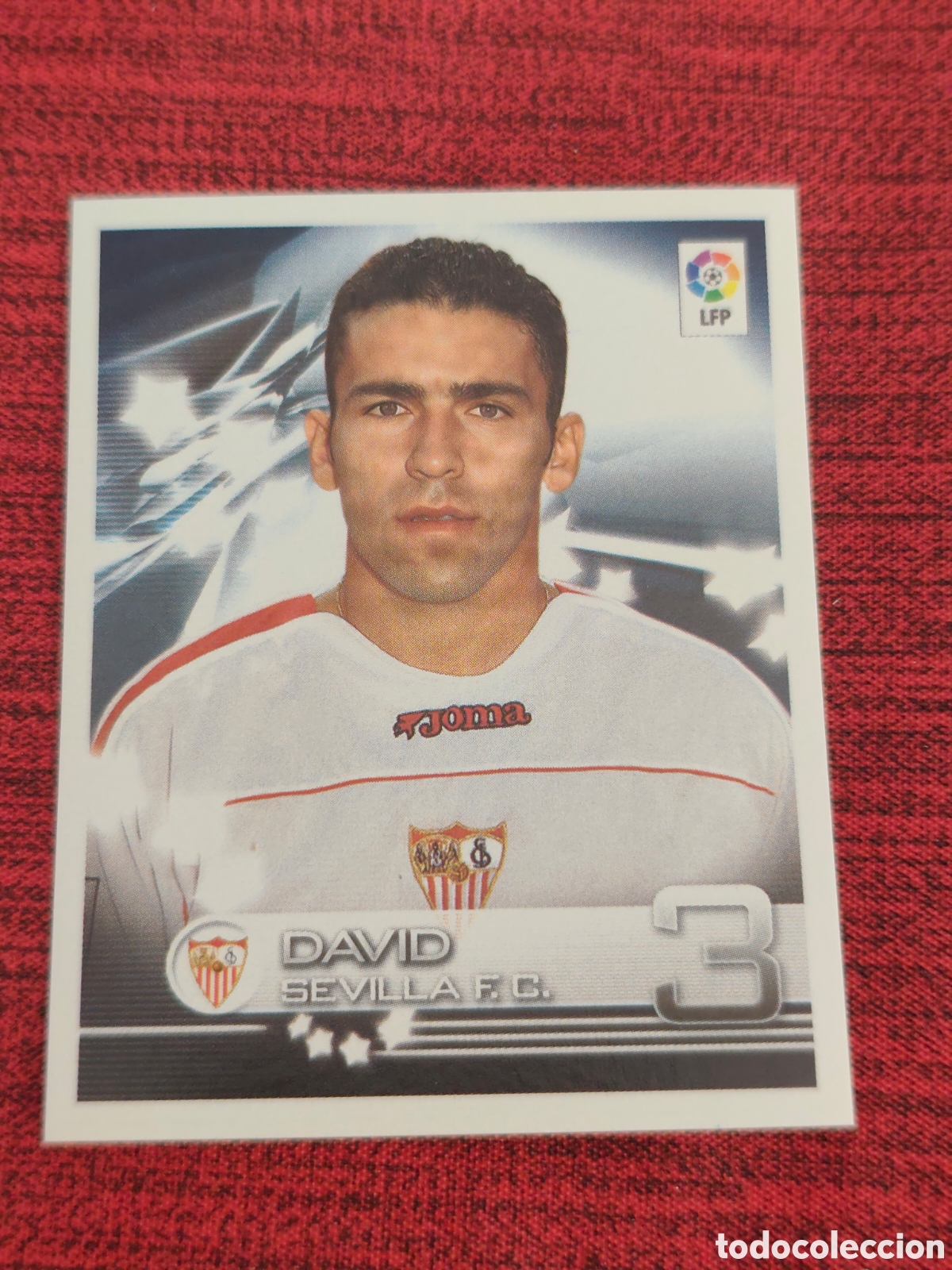 Cromos de f&uacute;tbol: 309 DAVID SEVILLA SUPERLIGA DE ESTRELLAS 2002 2003
