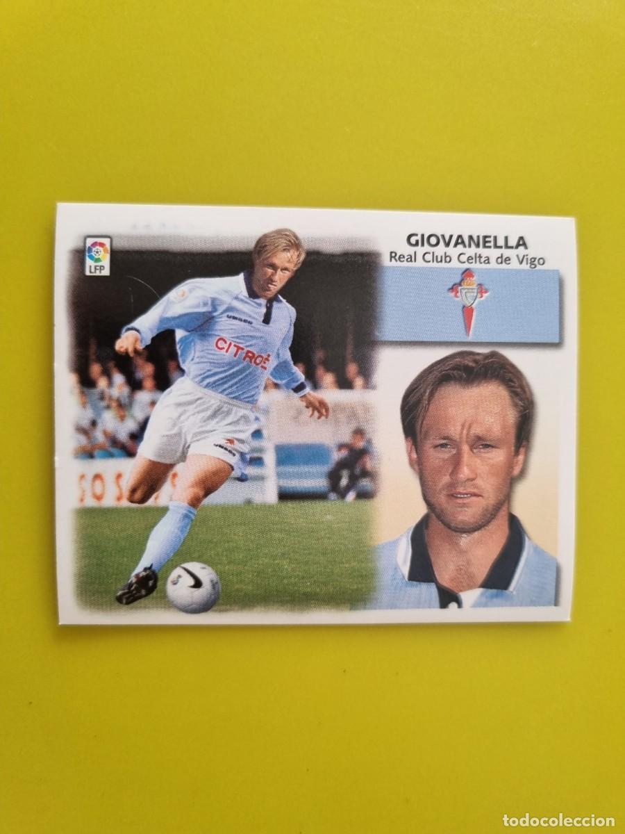 Cromos de f&uacute;tbol: LIGA ESTE 99 00 1999 2000 NUNCA PEGADO SIN PEGAR COLOCA GIOVANELLA CELTA DE VIGO AR1026